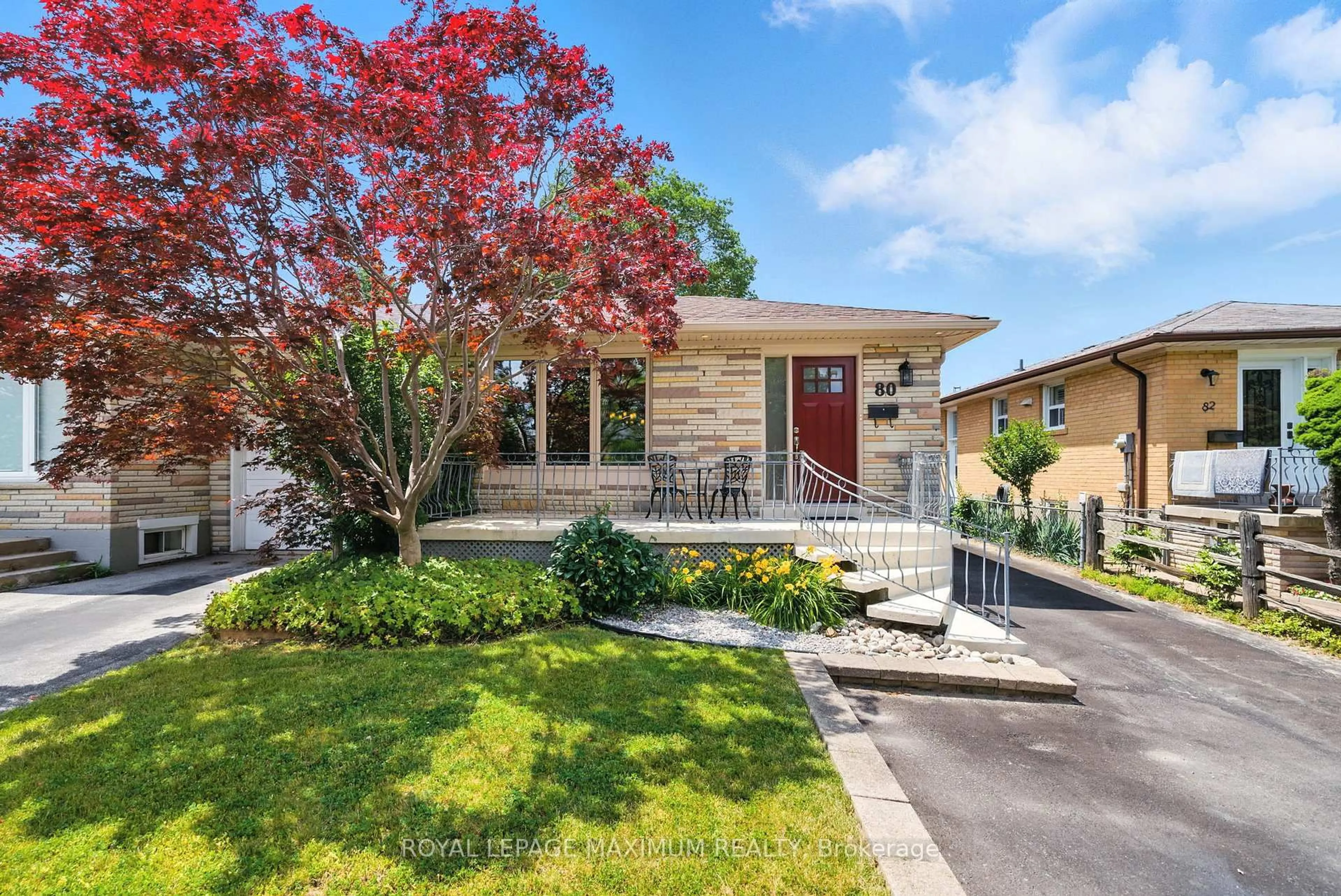 Home with brick exterior material, street for 80 Dellbrook Cres, Toronto Ontario M9L 1E2