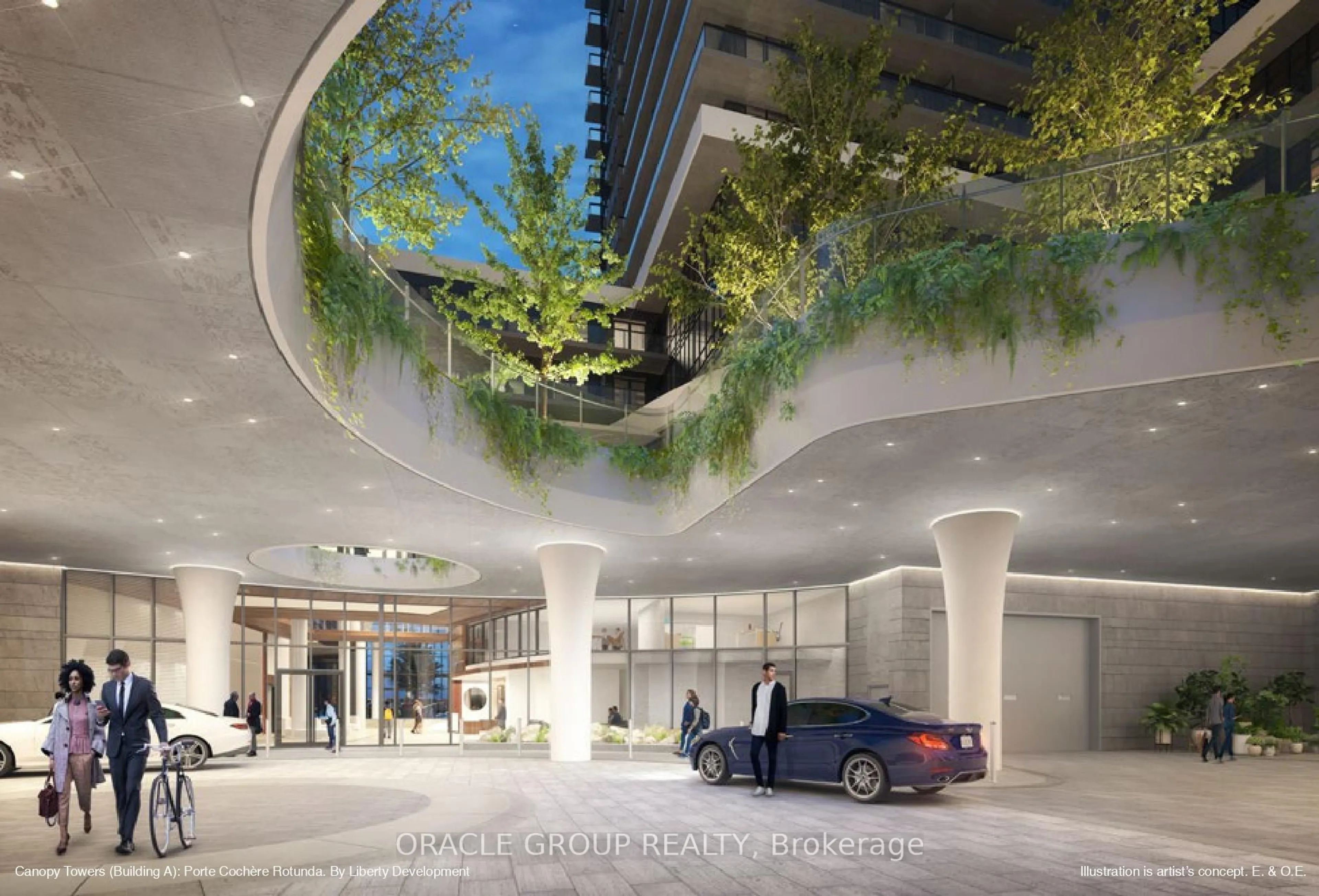 Indoor foyer for 5105 Hurontario St #A-2201, Mississauga Ontario L4Z 3X7