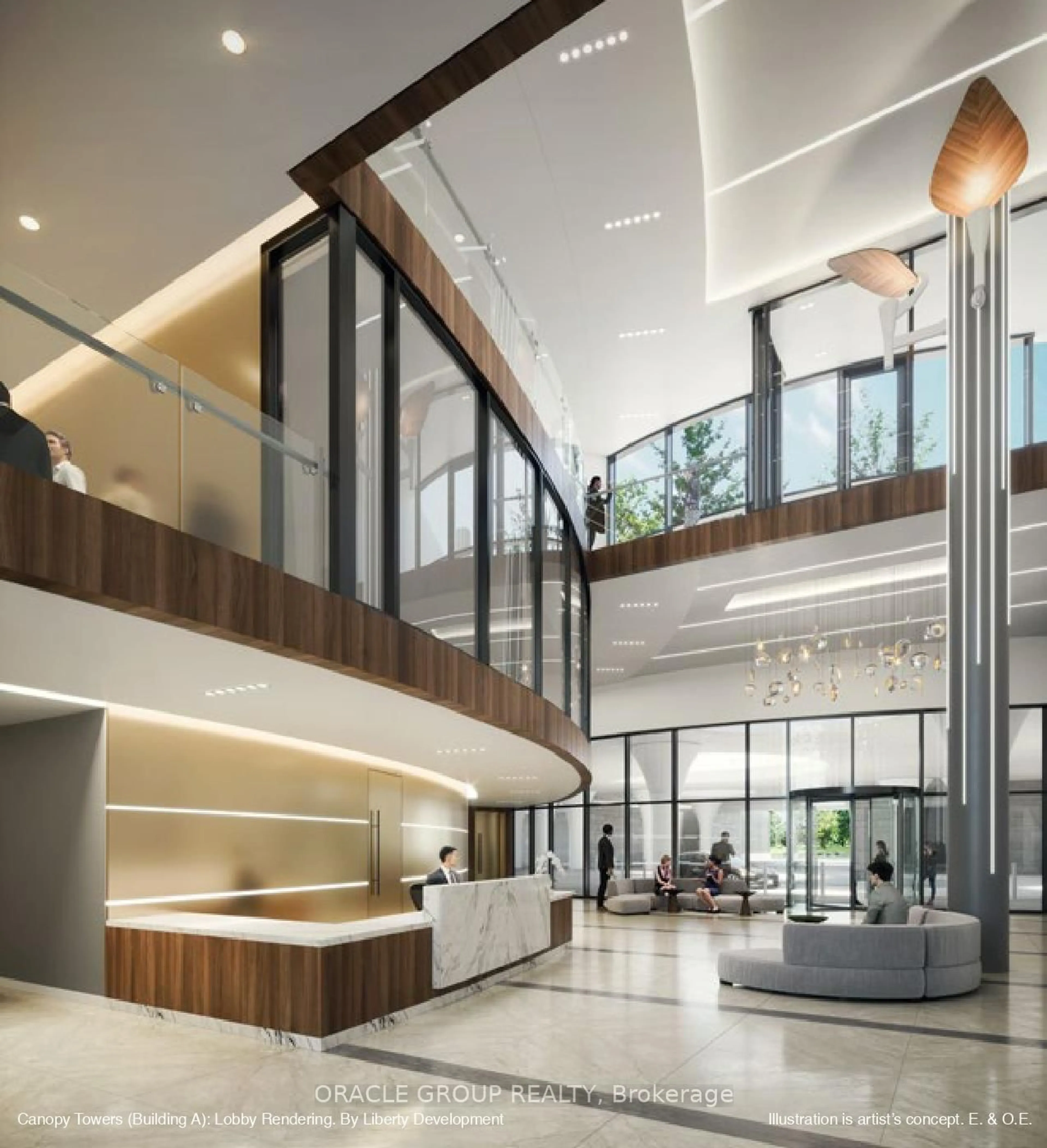 Indoor foyer for 5105 Hurontario St #A-2201, Mississauga Ontario L4Z 3X7