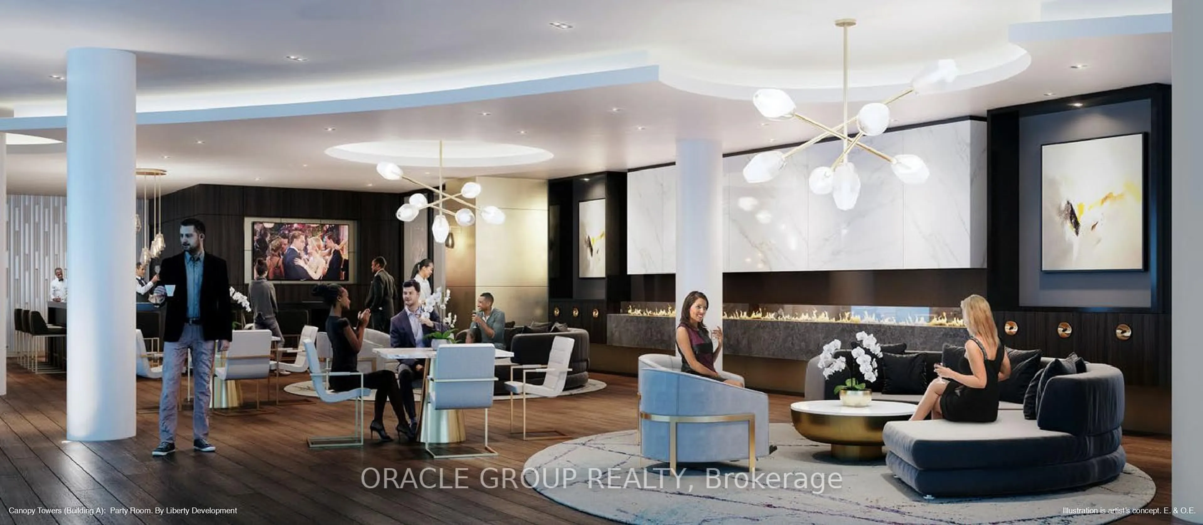 Lobby for 5105 Hurontario St #A-2201, Mississauga Ontario L4Z 3X7