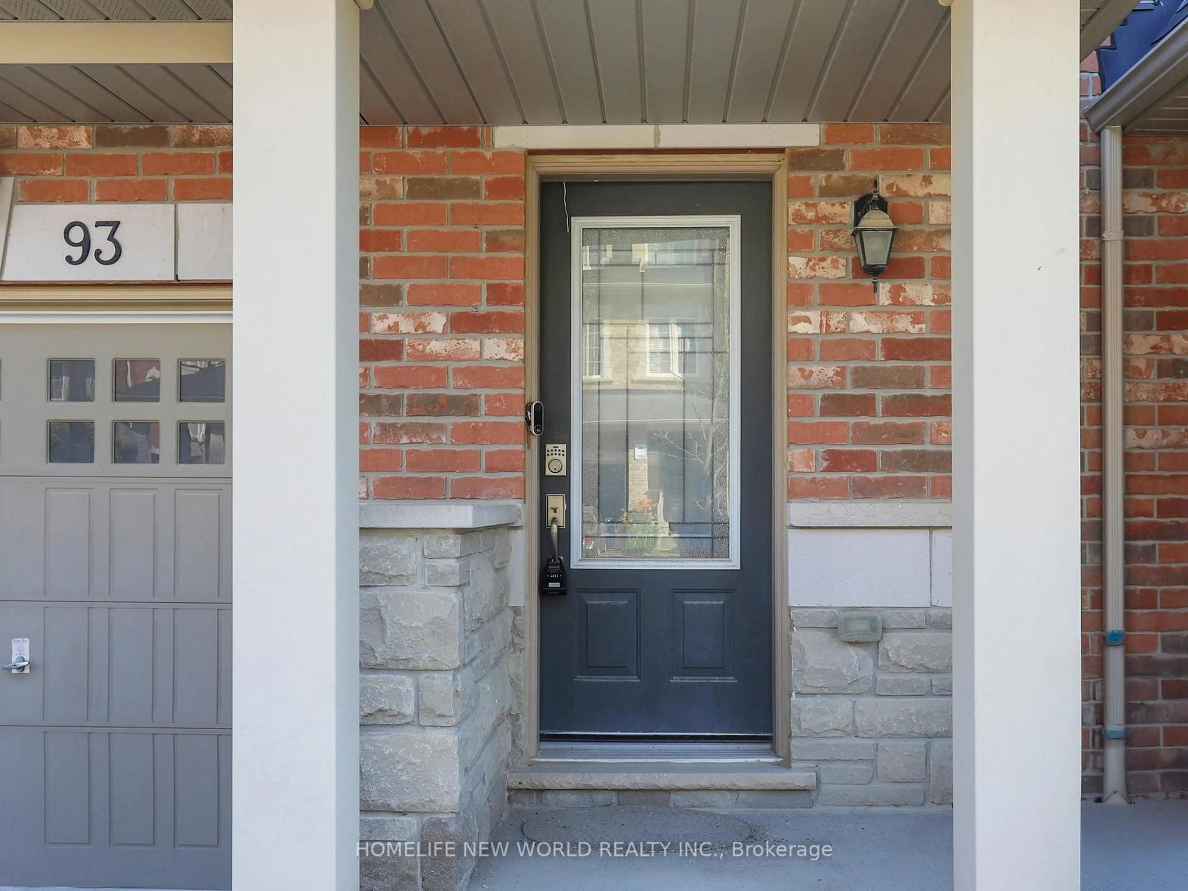 Home with brick exterior material, street for 93 New Pines Tr, Brampton Ontario L6Z 0H8