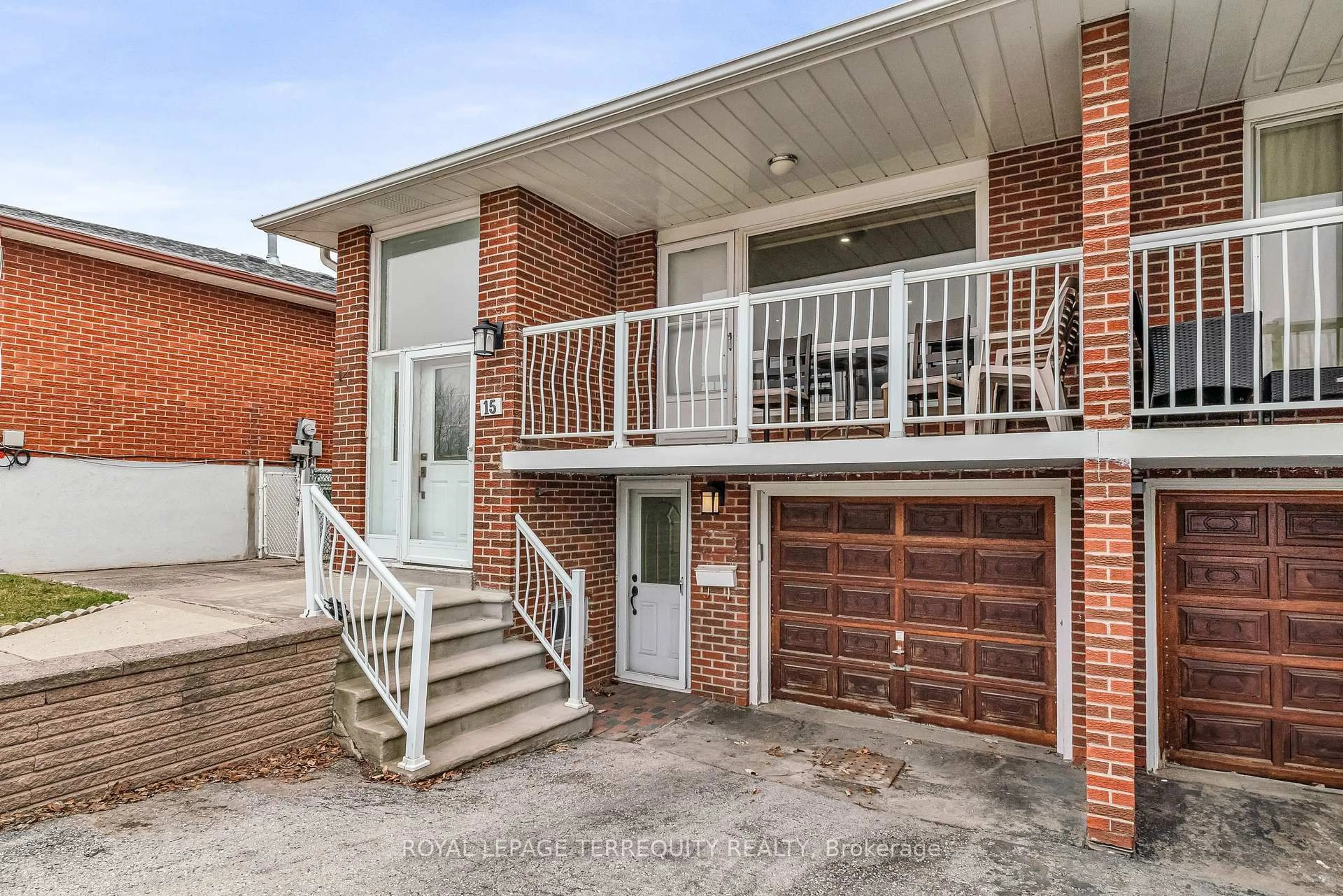 Home with brick exterior material, street for 15 Madonna Gdns, Toronto Ontario M9L 2T5