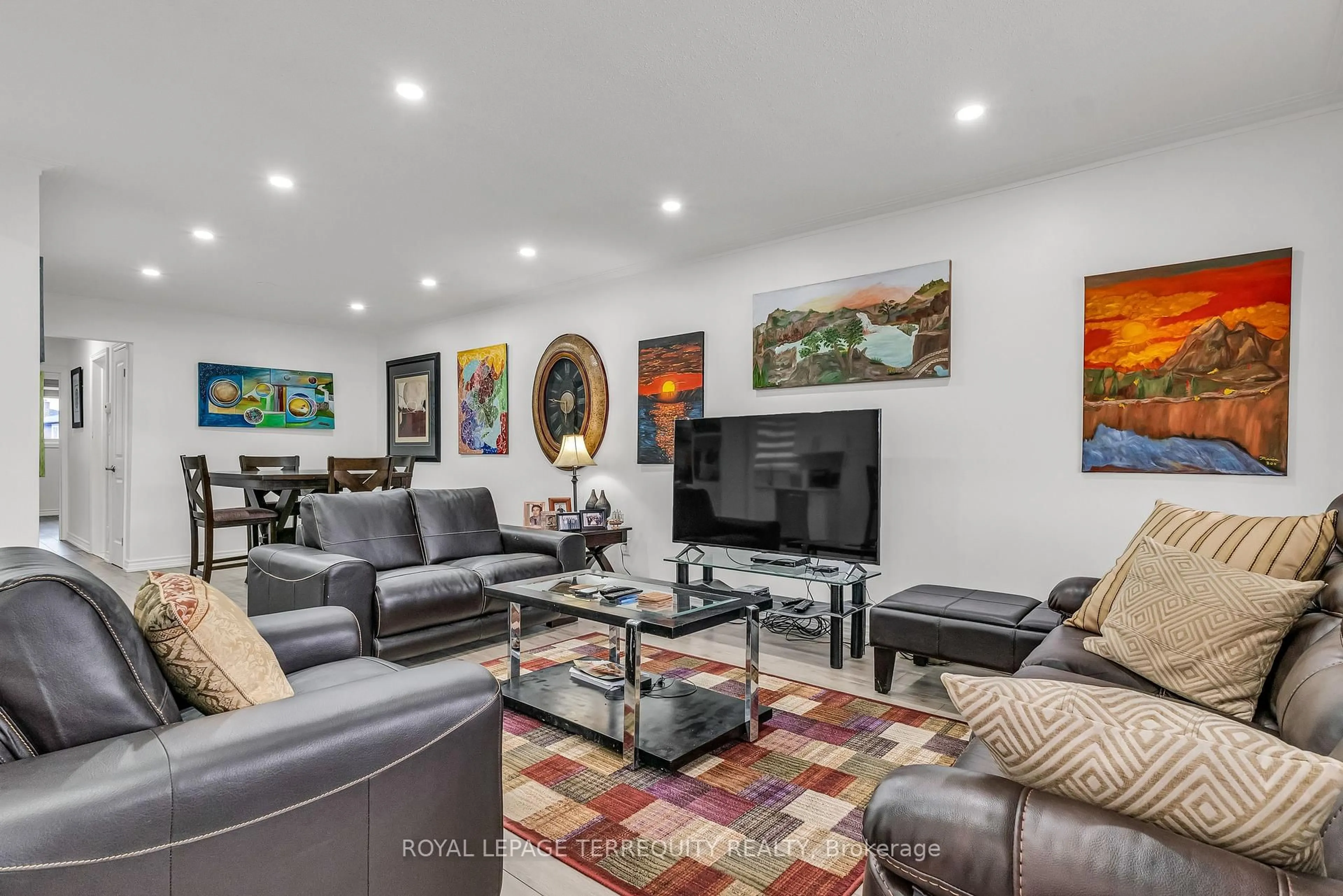 Living room with furniture, unknown for 15 Madonna Gdns, Toronto Ontario M9L 2T5
