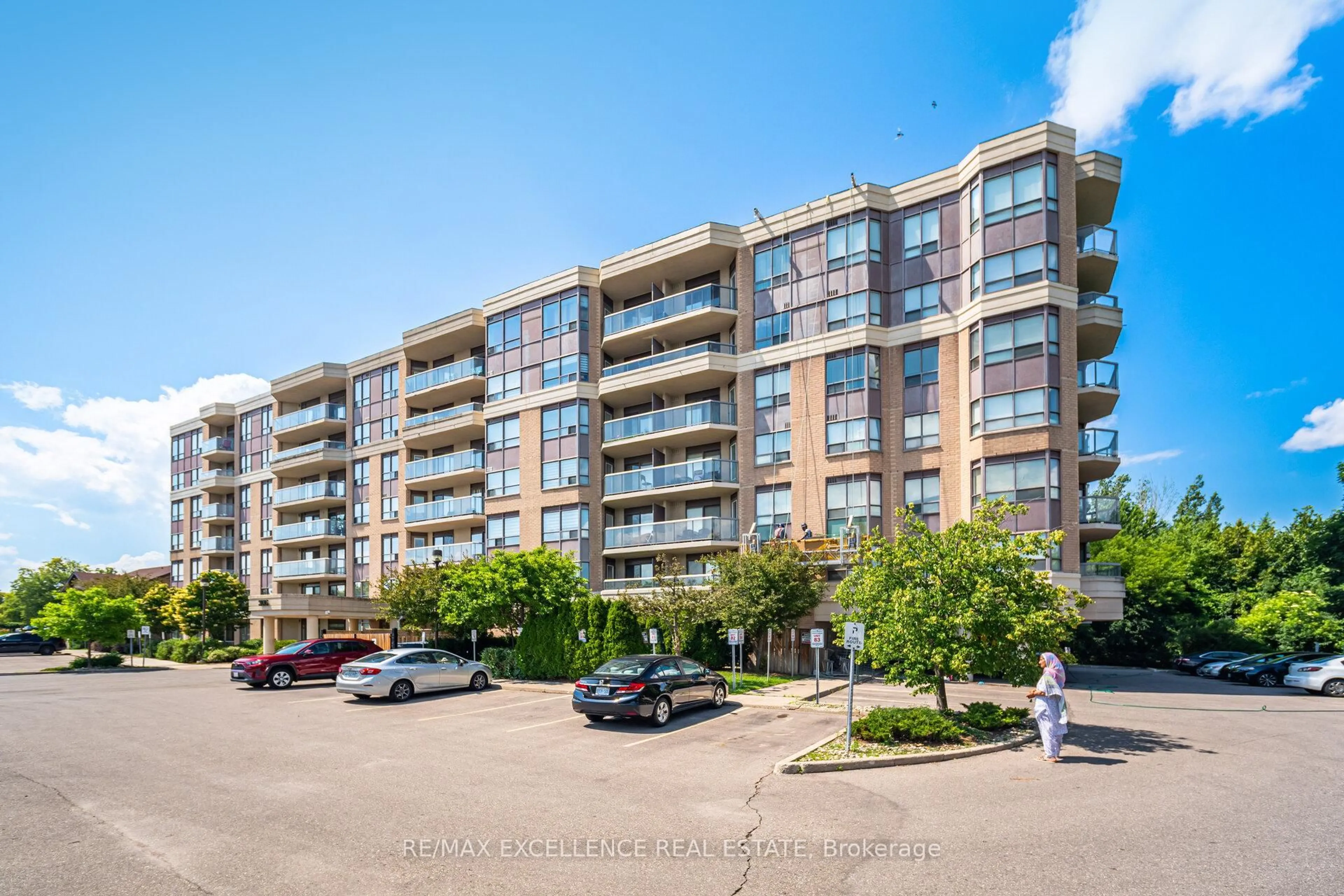 A pic from outside/outdoor area/front of a property/back of a property/a pic from drone, unknown for 300 Ray Lawson Blvd #604, Brampton Ontario L6Y 3X8