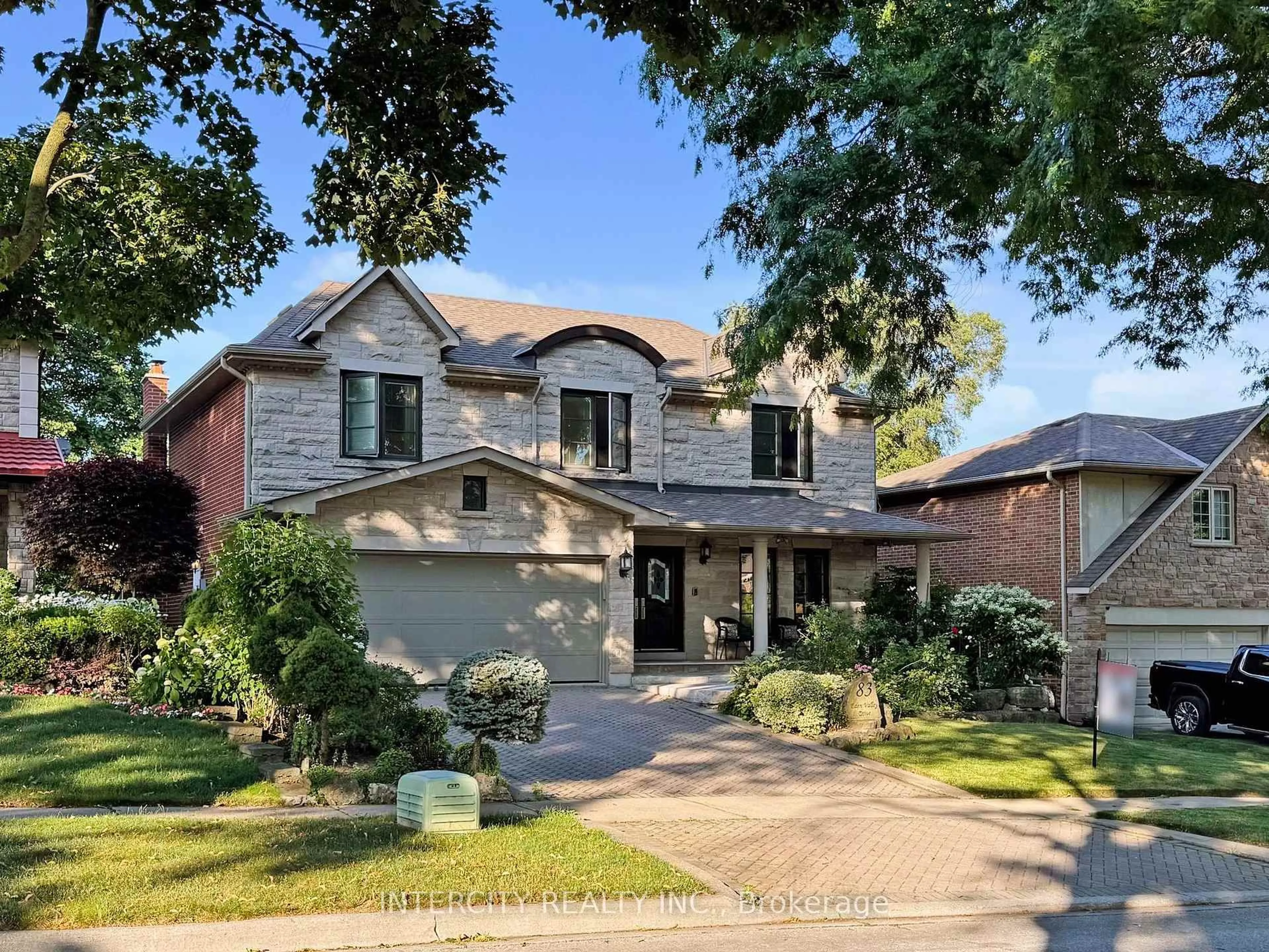 Home with brick exterior material, street for 83 Eden Valley Dr, Toronto Ontario M9A 4Z6