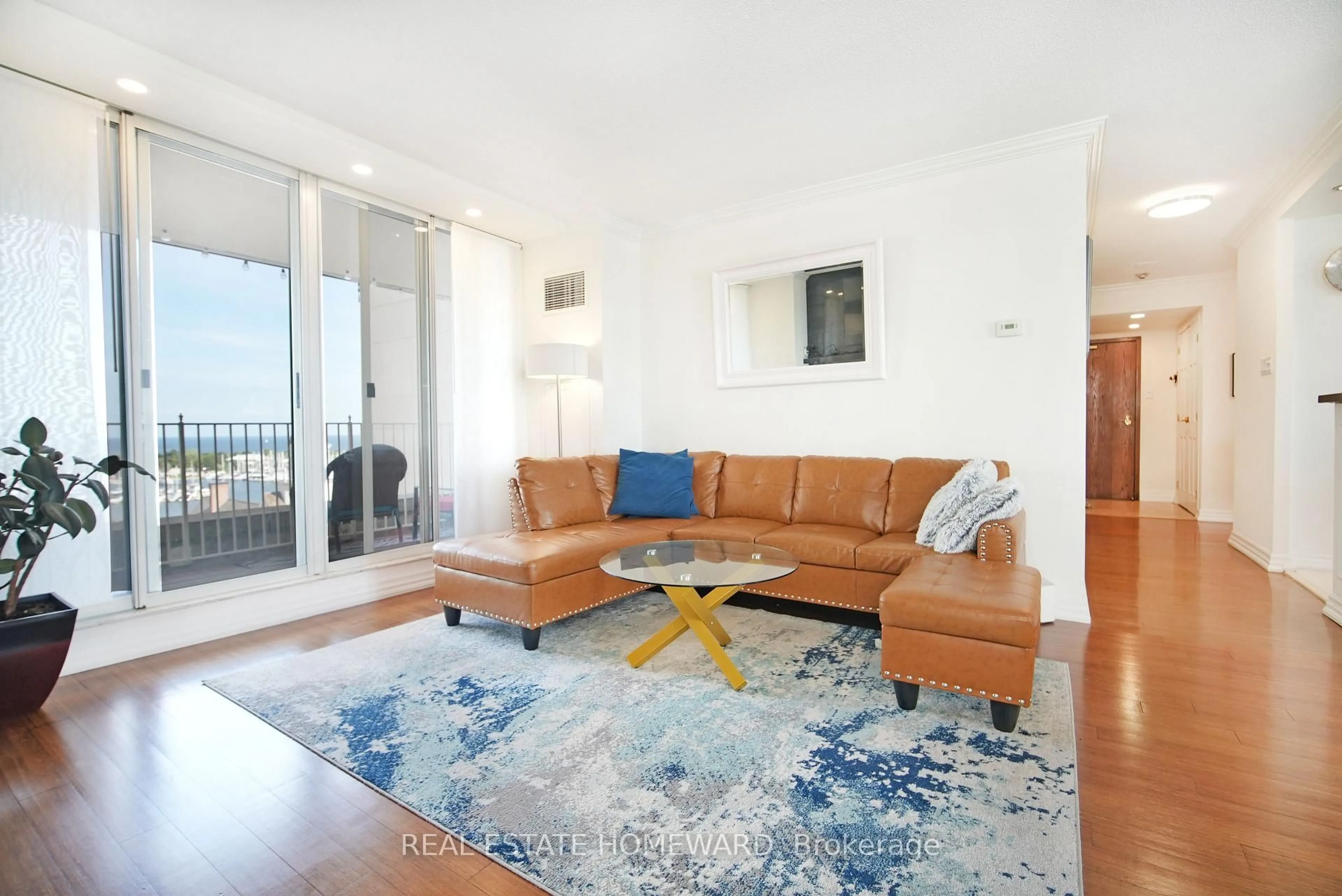 Living room with furniture, unknown for 2285 Lake Shore Blvd #707, Toronto Ontario M8V 3X9