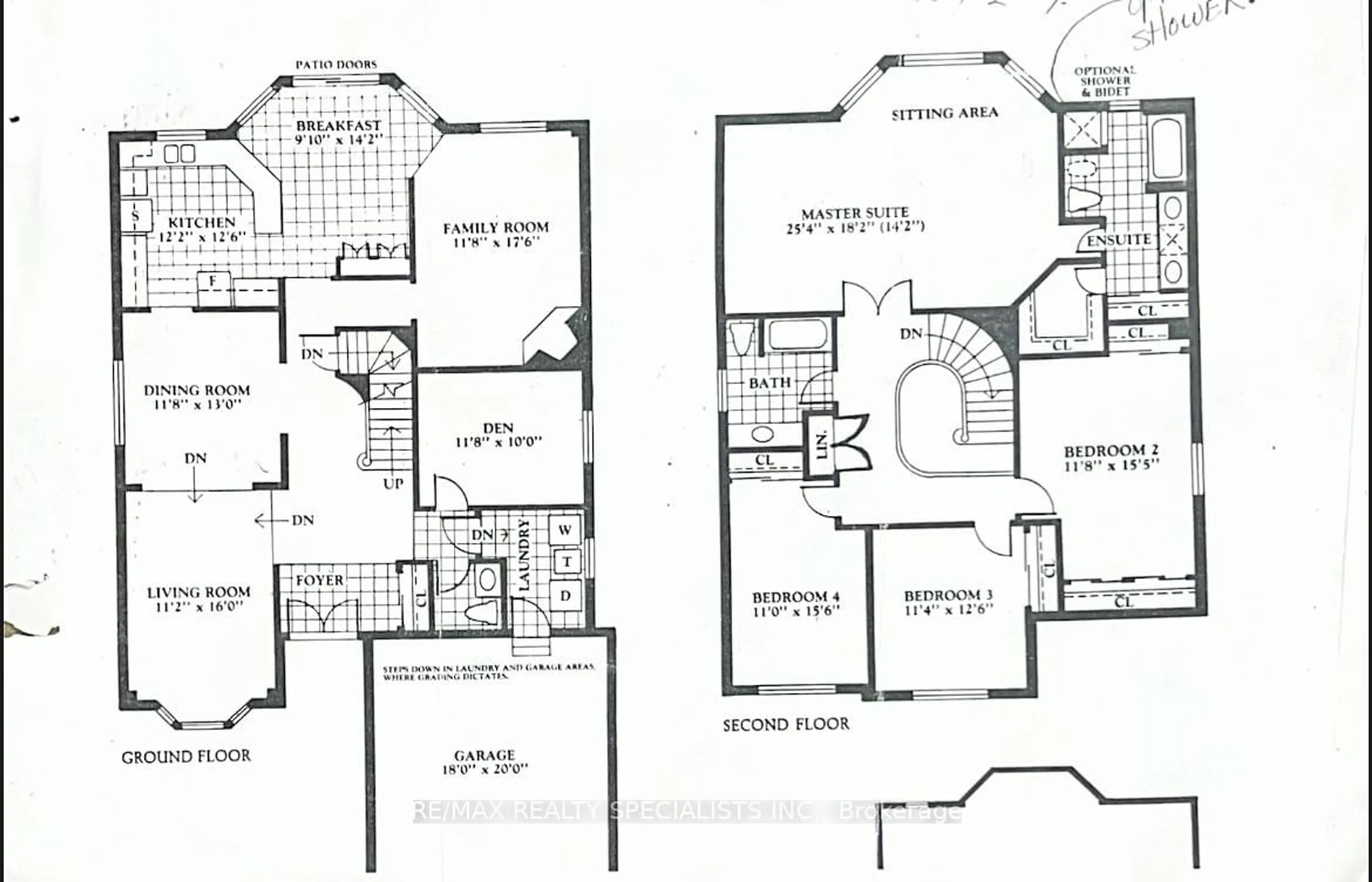 Floor plan for 50 Lilly Cres, Brampton Ontario L6Y 3K2