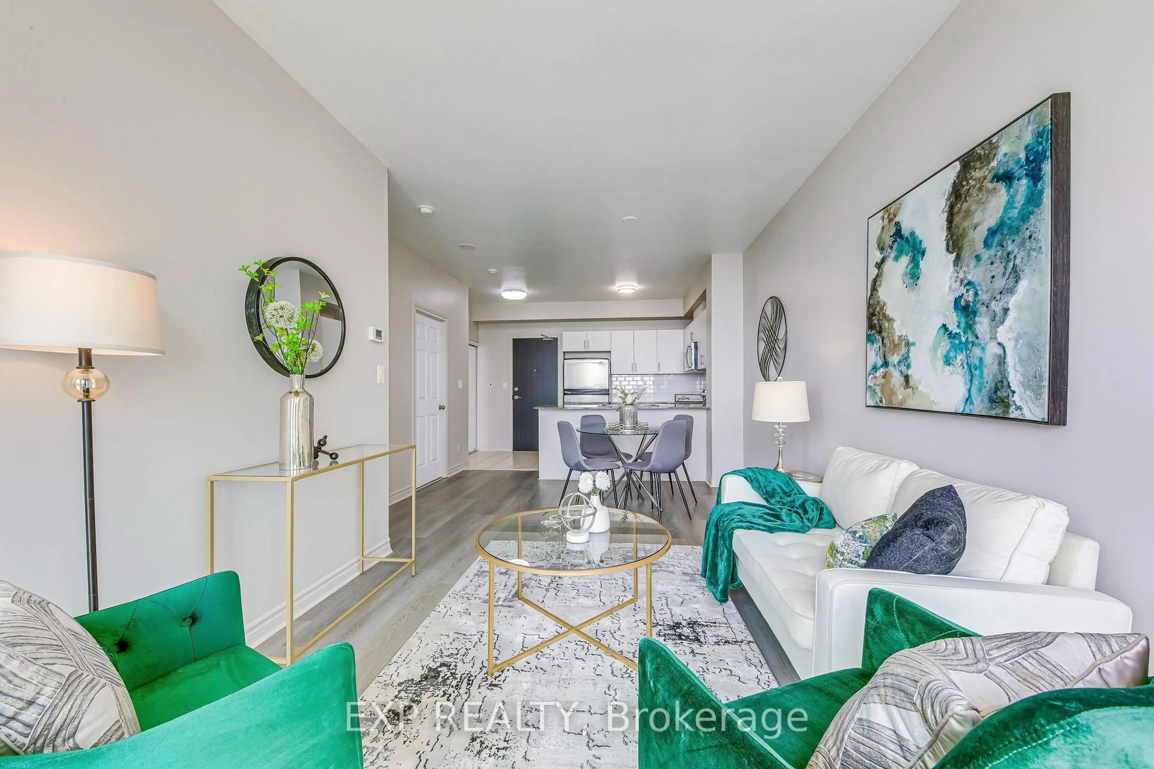 Living room with furniture, unknown for 3504 Hurontario St #2303, Mississauga Ontario L5B 0B9