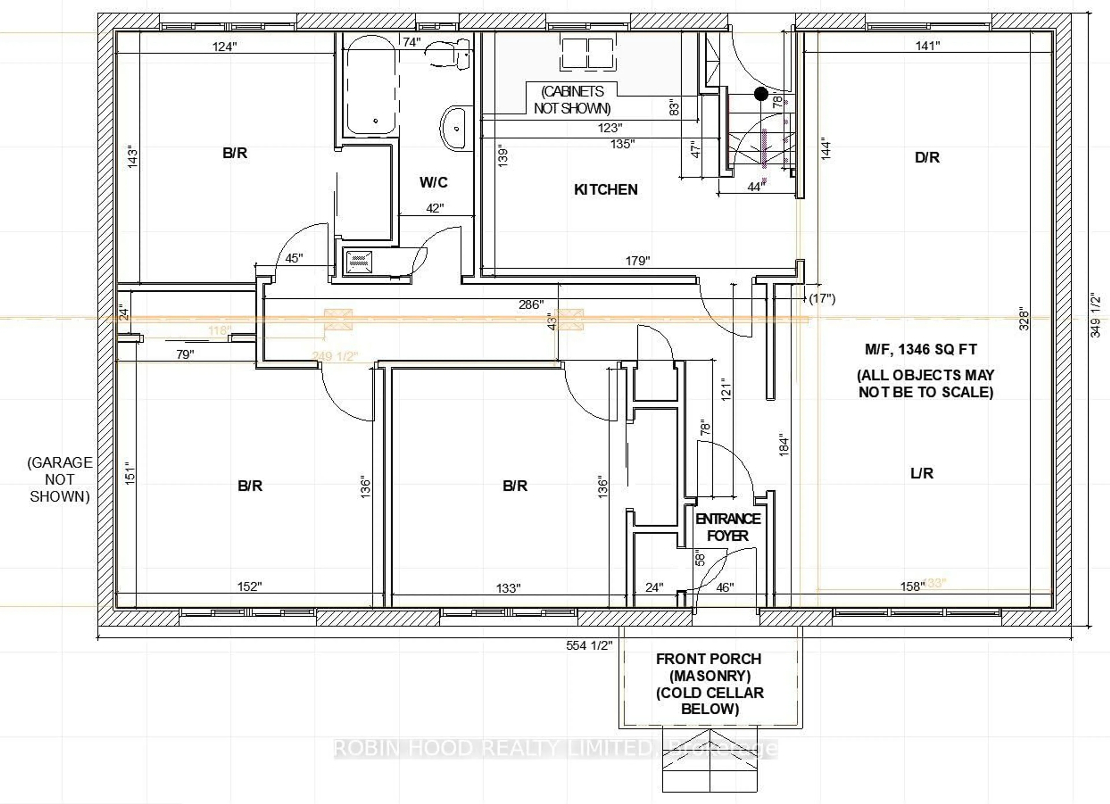 Floor plan for 33 Warnica Ave, Toronto Ontario M8Z 1Z5