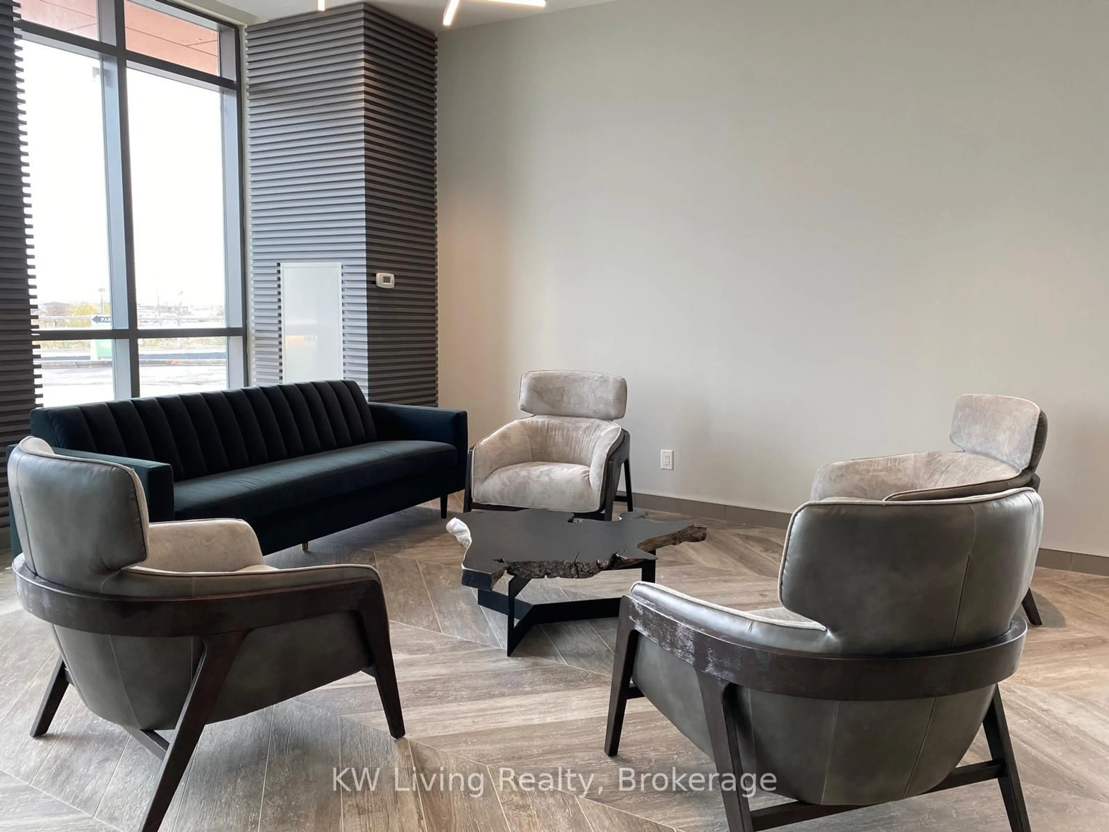 Living room with furniture, unknown for 50 Thomas Riley Rd #1505, Toronto Ontario M9B 0C5