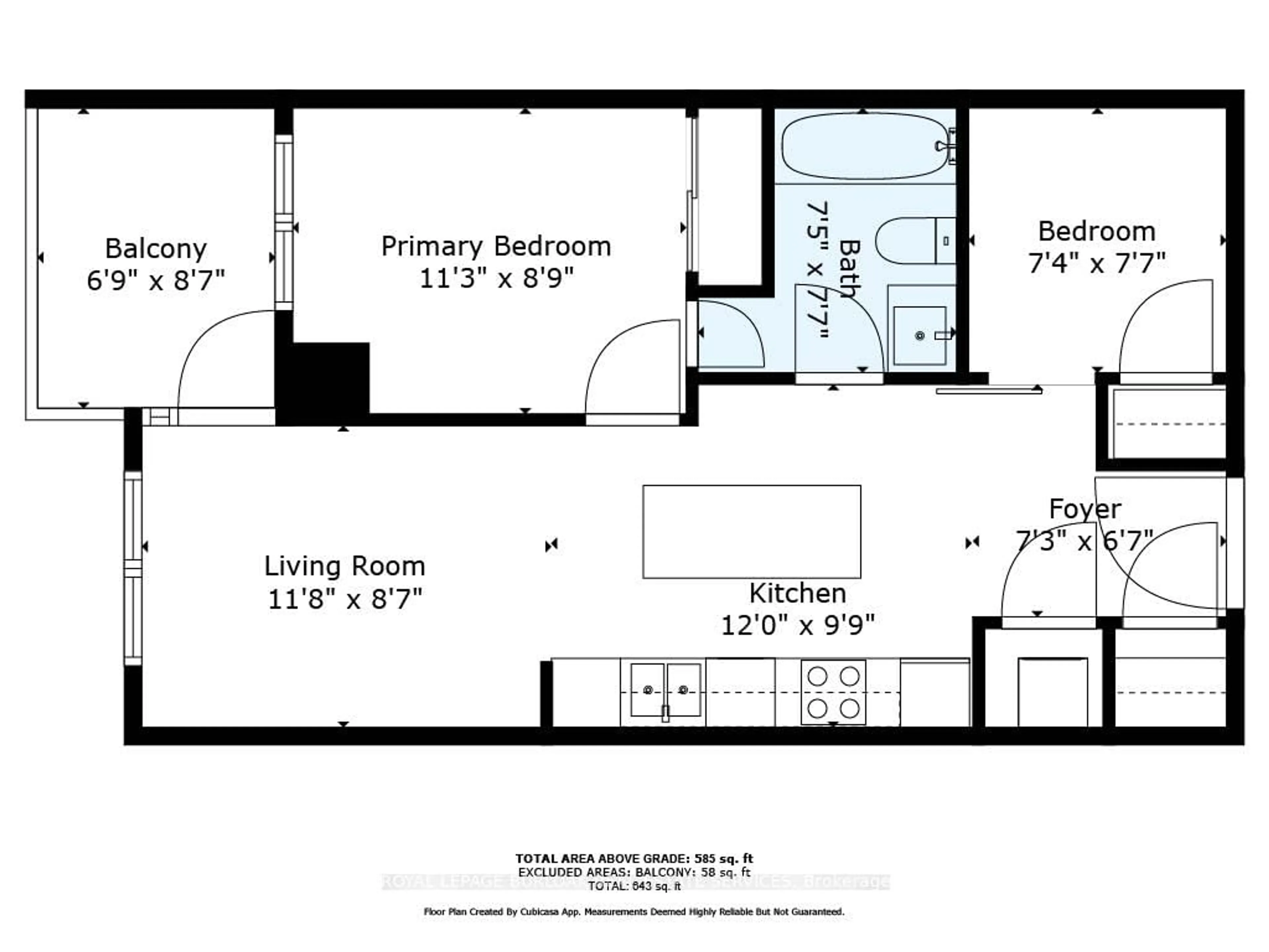 Floor plan for 5220 Dundas St #D312, Burlington Ontario L7L 0J4
