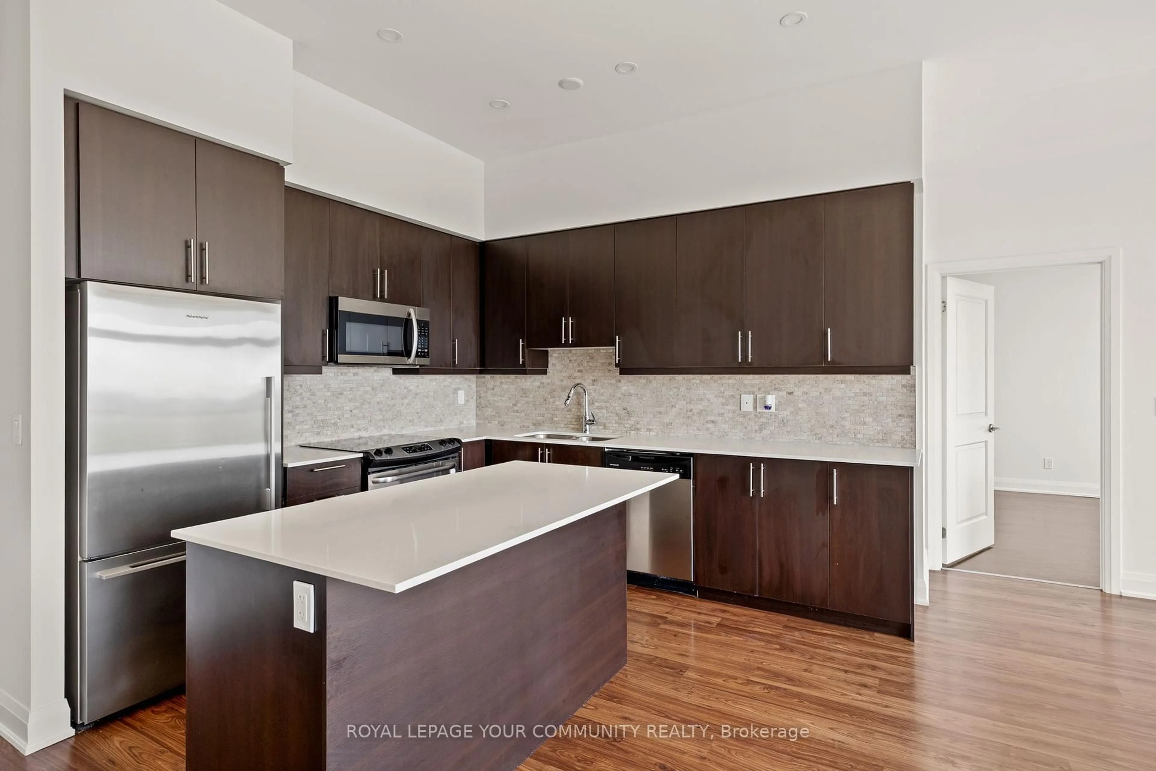 Open concept kitchen, unknown for 35 Fontenay Crt #1205, Toronto Ontario M9A 0E2