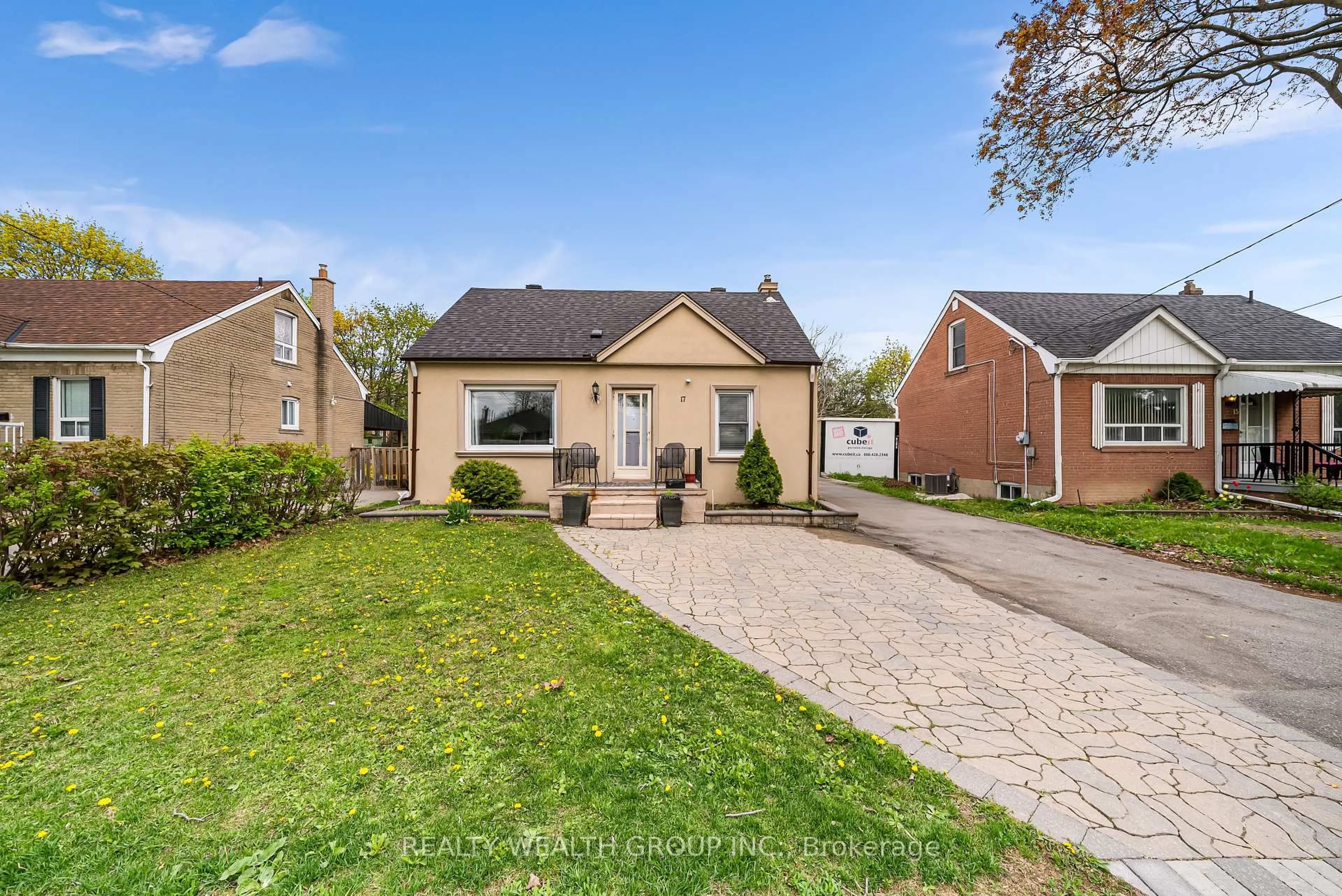 Home with brick exterior material, street for 17 Haymarket Rd, Toronto Ontario M3L 1H3