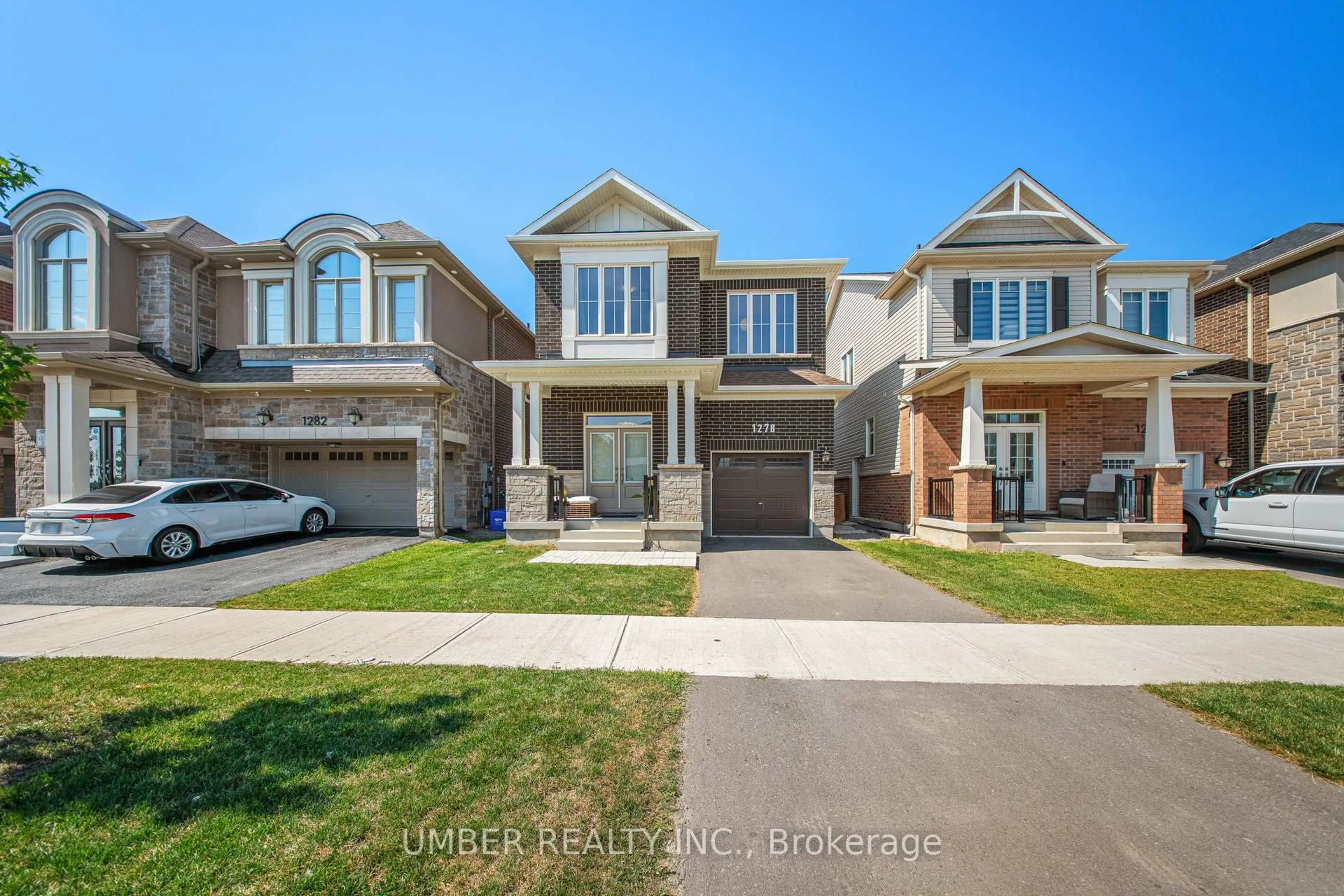 Home with brick exterior material, street for 1278 Kovachik Blvd, Milton Ontario L9E 1W3