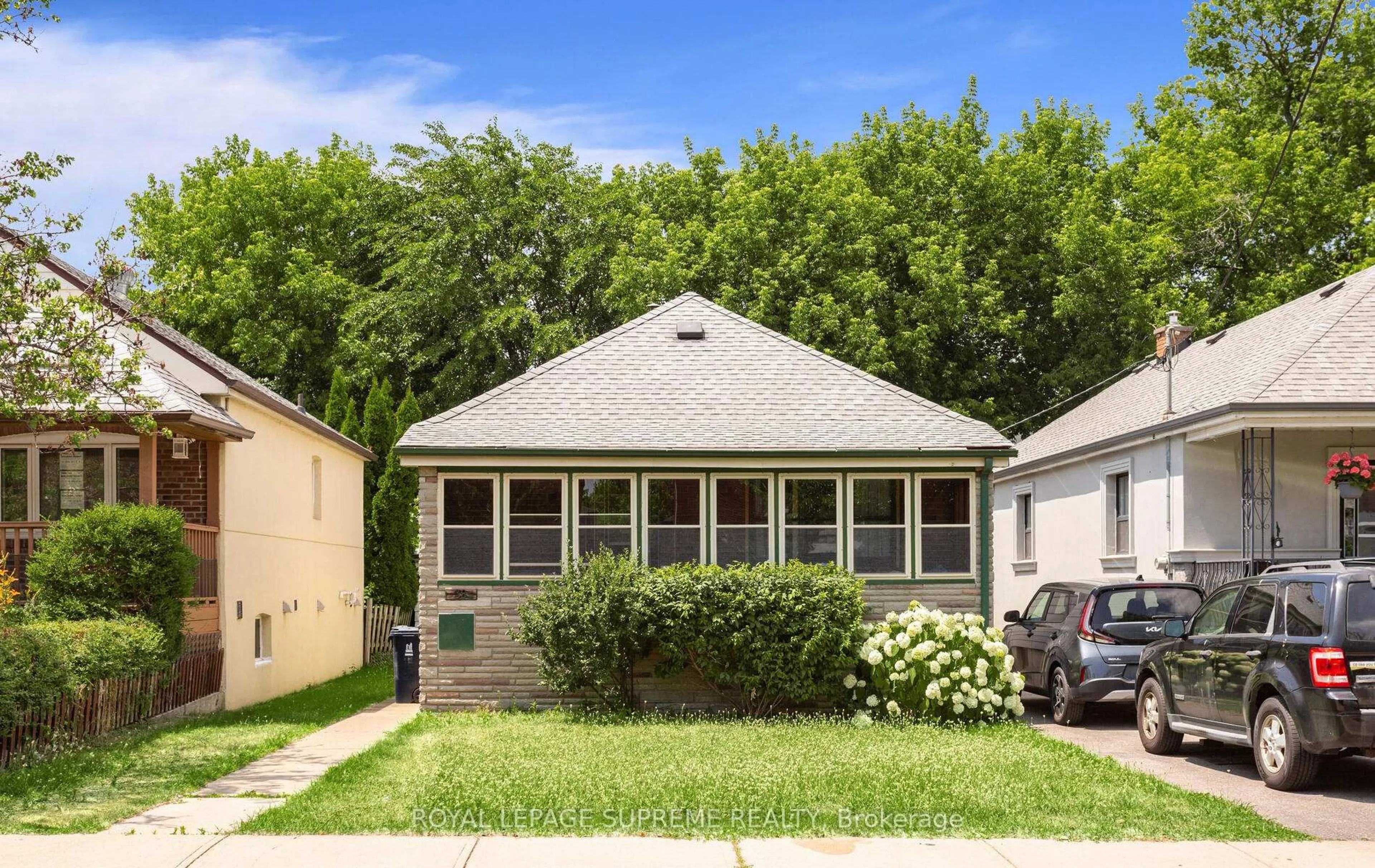 Home with vinyl exterior material, street for 38 Criscoe St, Toronto Ontario M6N 3Y9
