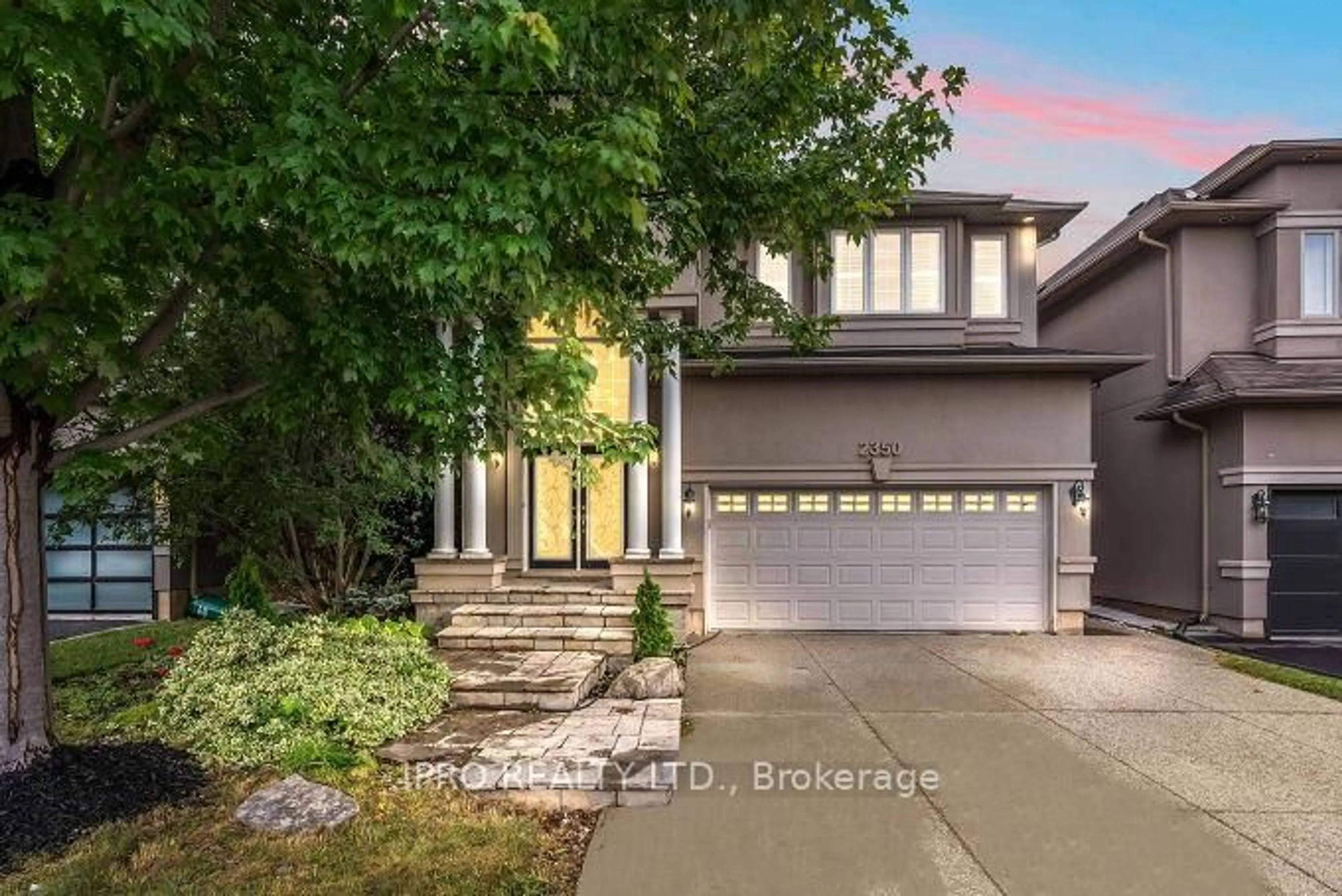 Home with brick exterior material, street for 2350 Kwinter Rd, Oakville Ontario L6M 0H3