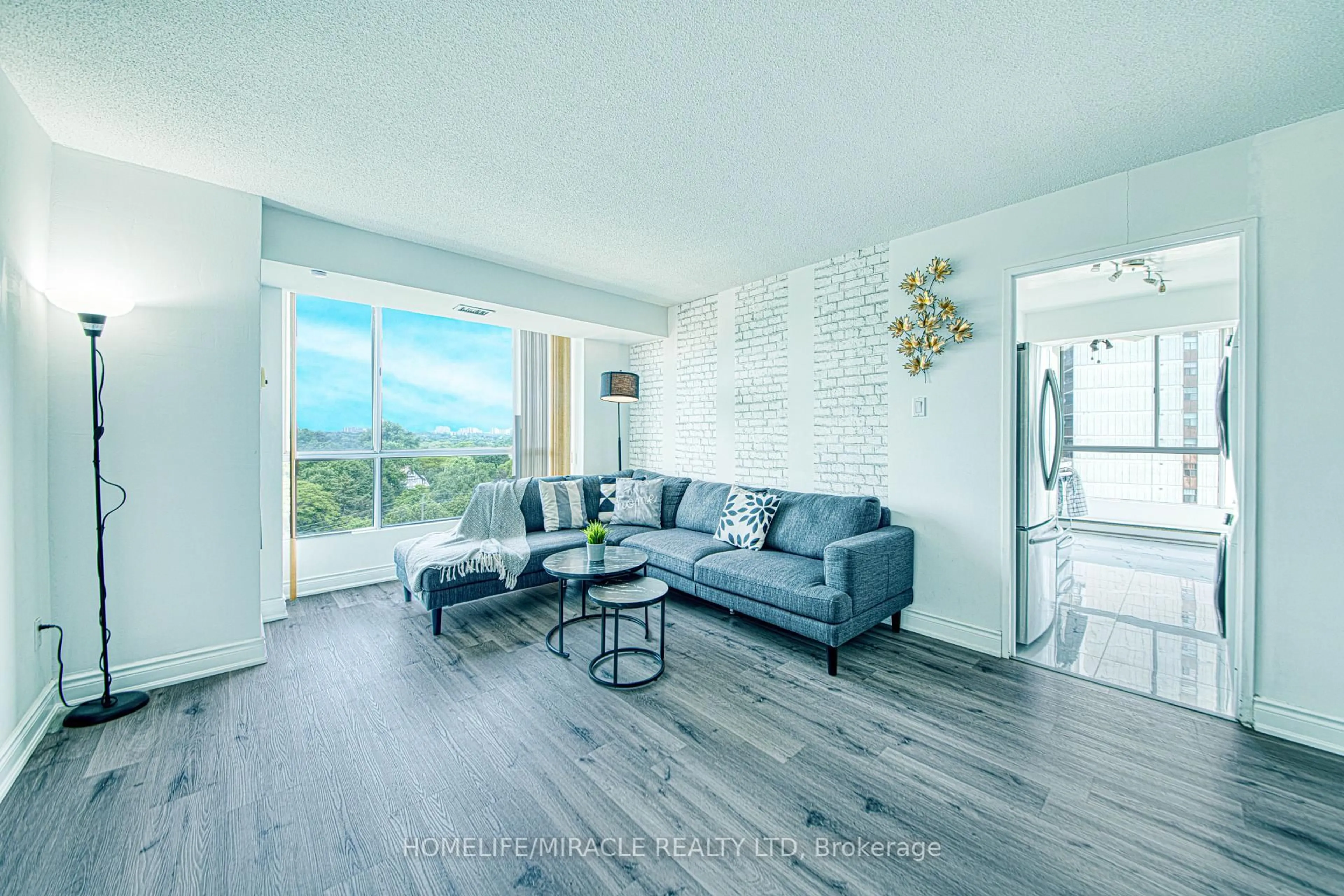 Living room with furniture, unknown for 3077 Weston Rd #1004, Toronto Ontario M9M 3A1