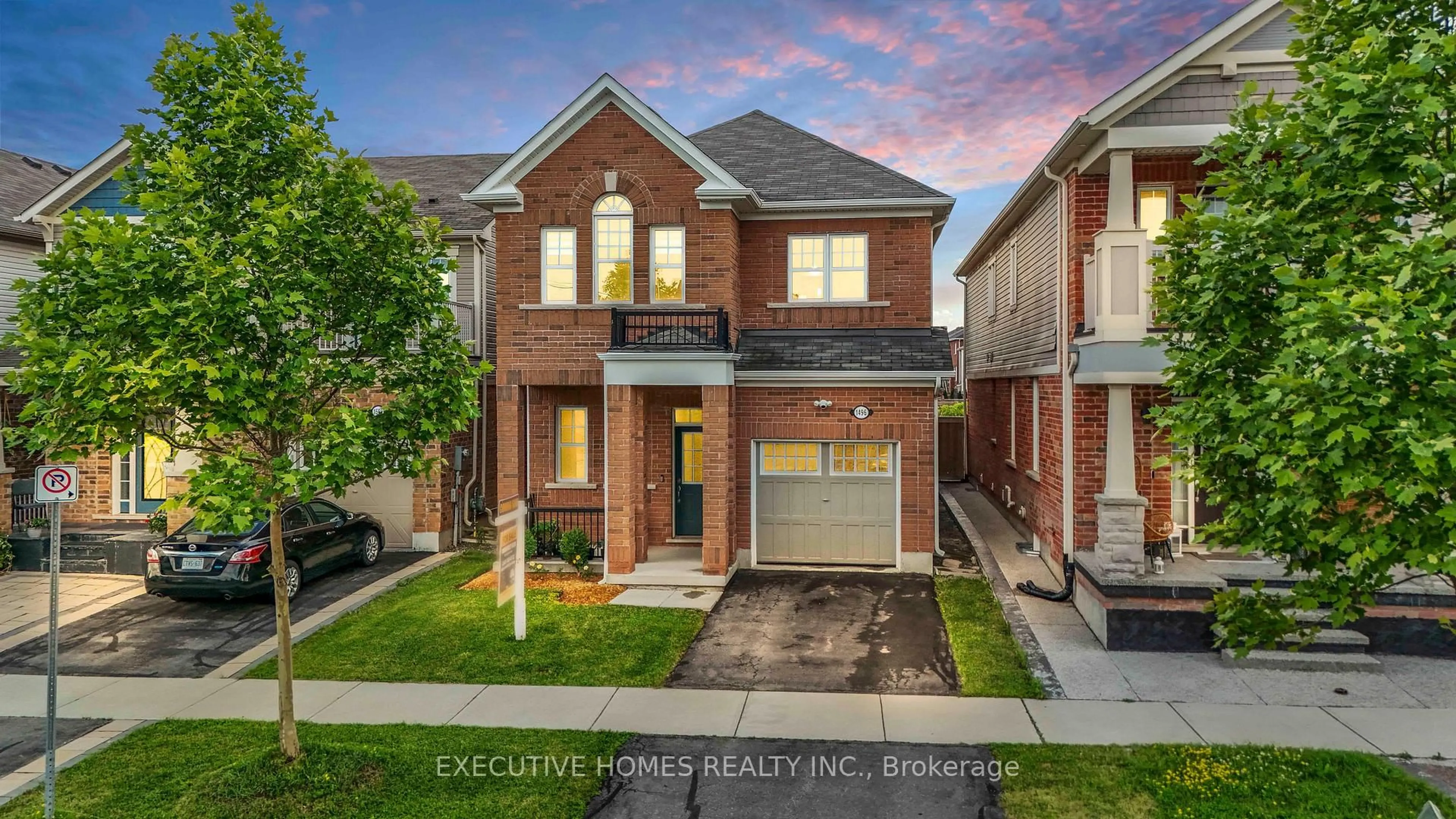 Home with brick exterior material, street for 1496 Farmstead Dr, Milton Ontario L9E 0A8