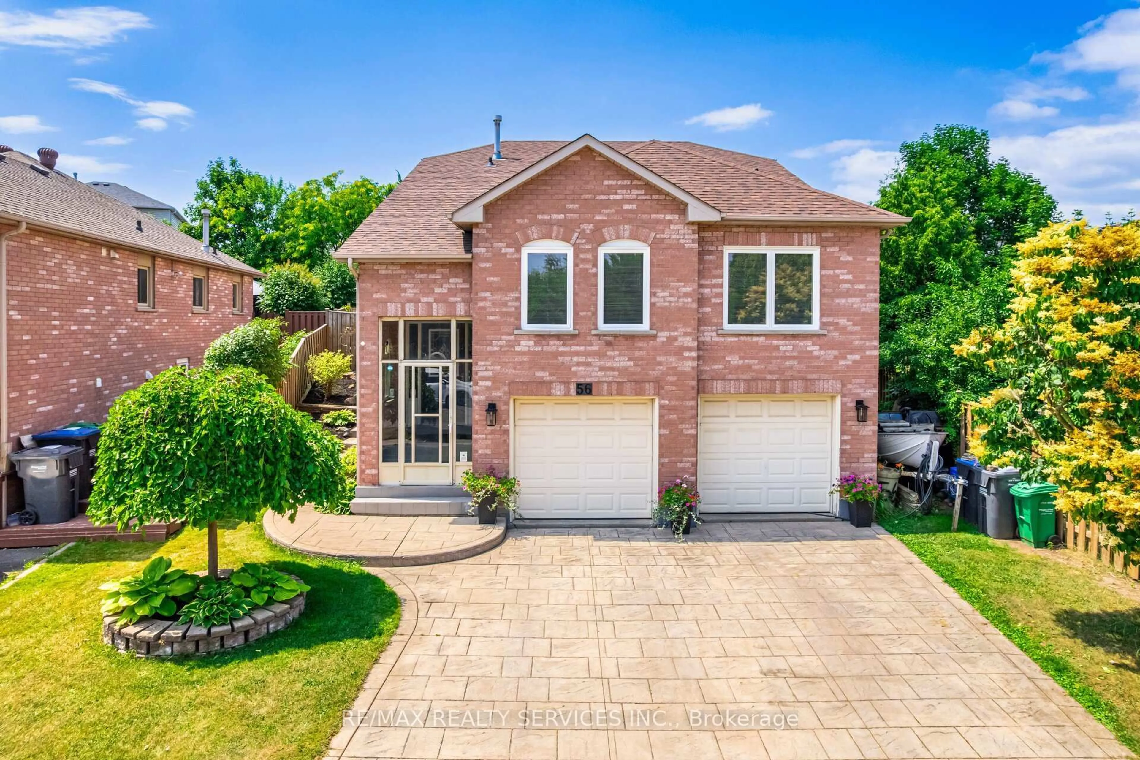 Home with brick exterior material, street for 56 Nuffield St, Brampton Ontario L6S 4X6