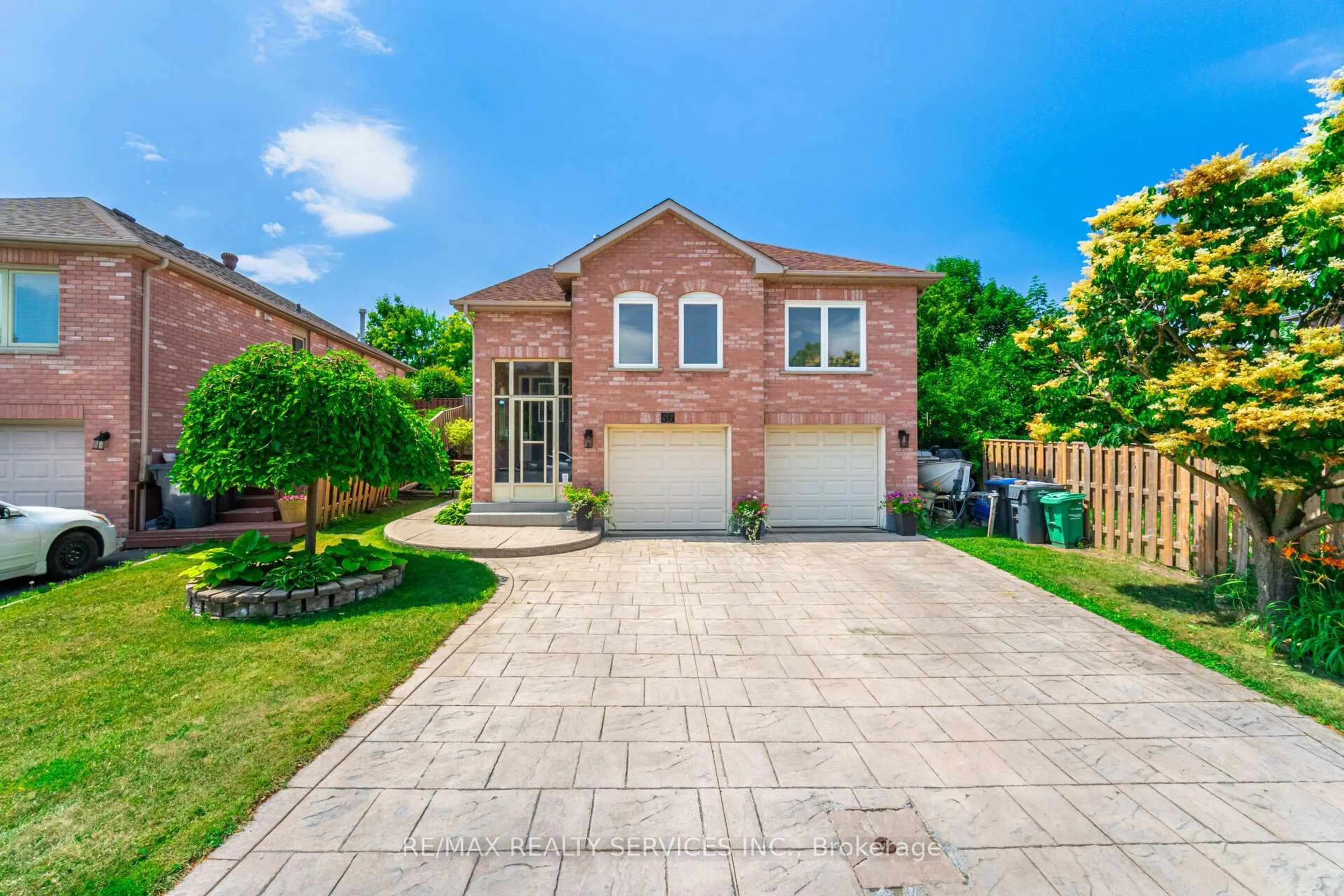 Home with brick exterior material, street for 56 Nuffield St, Brampton Ontario L6S 4X6