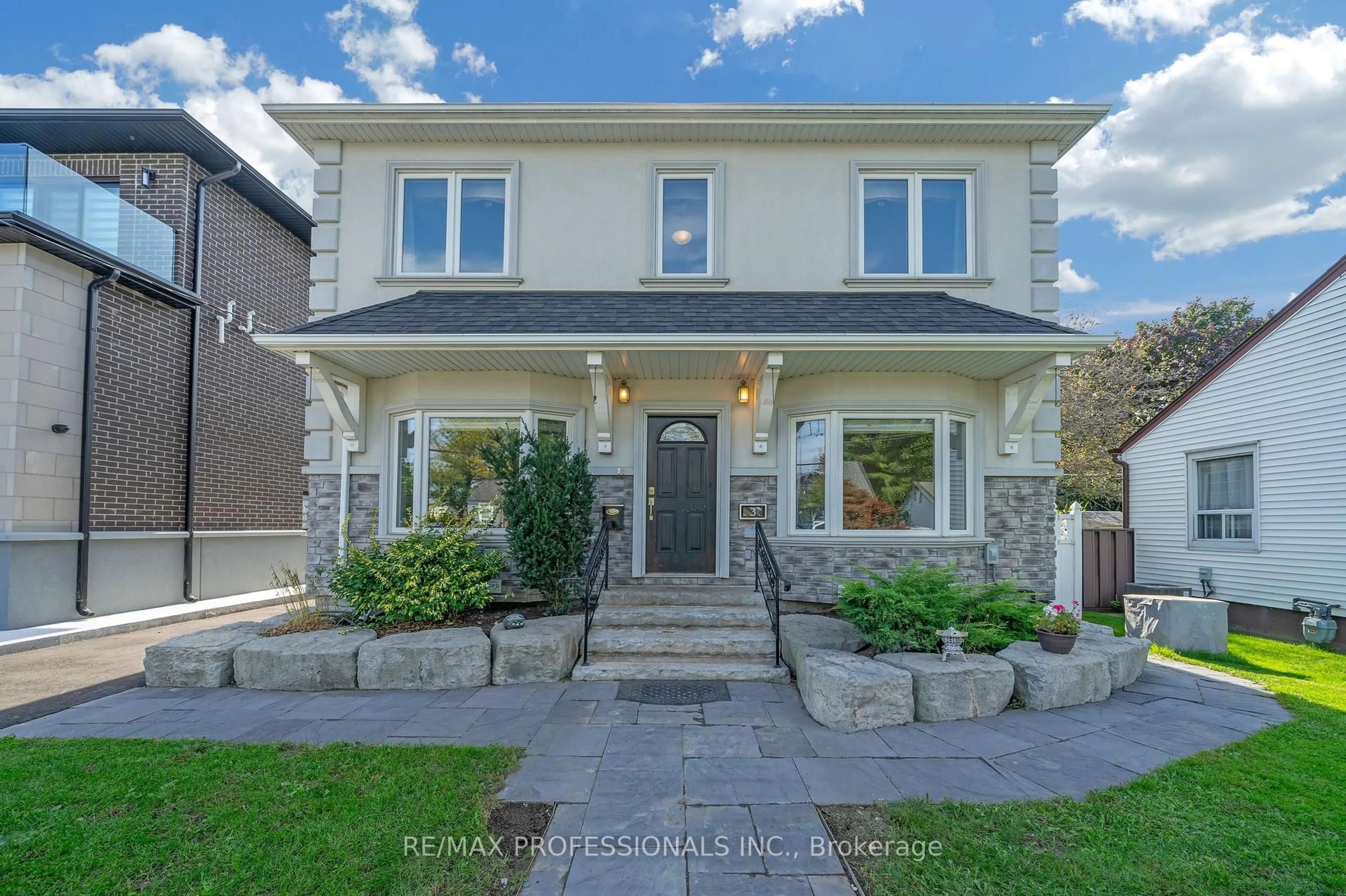 Home with brick exterior material, street for 3 Frankwood Rd, Toronto Ontario M8Z 1Y8