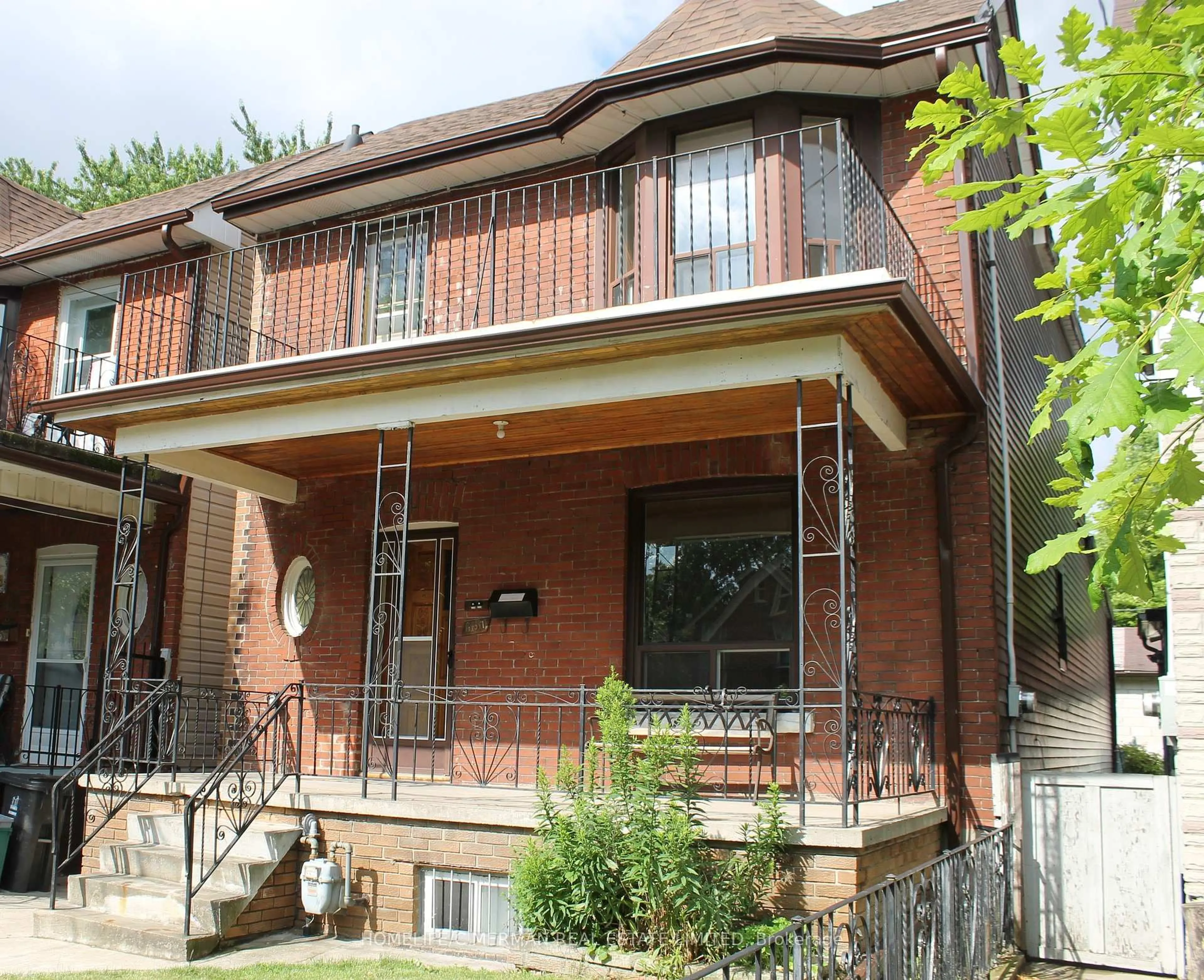 Home with brick exterior material, street for 650 Brock Ave, Toronto Ontario M6H 3P2