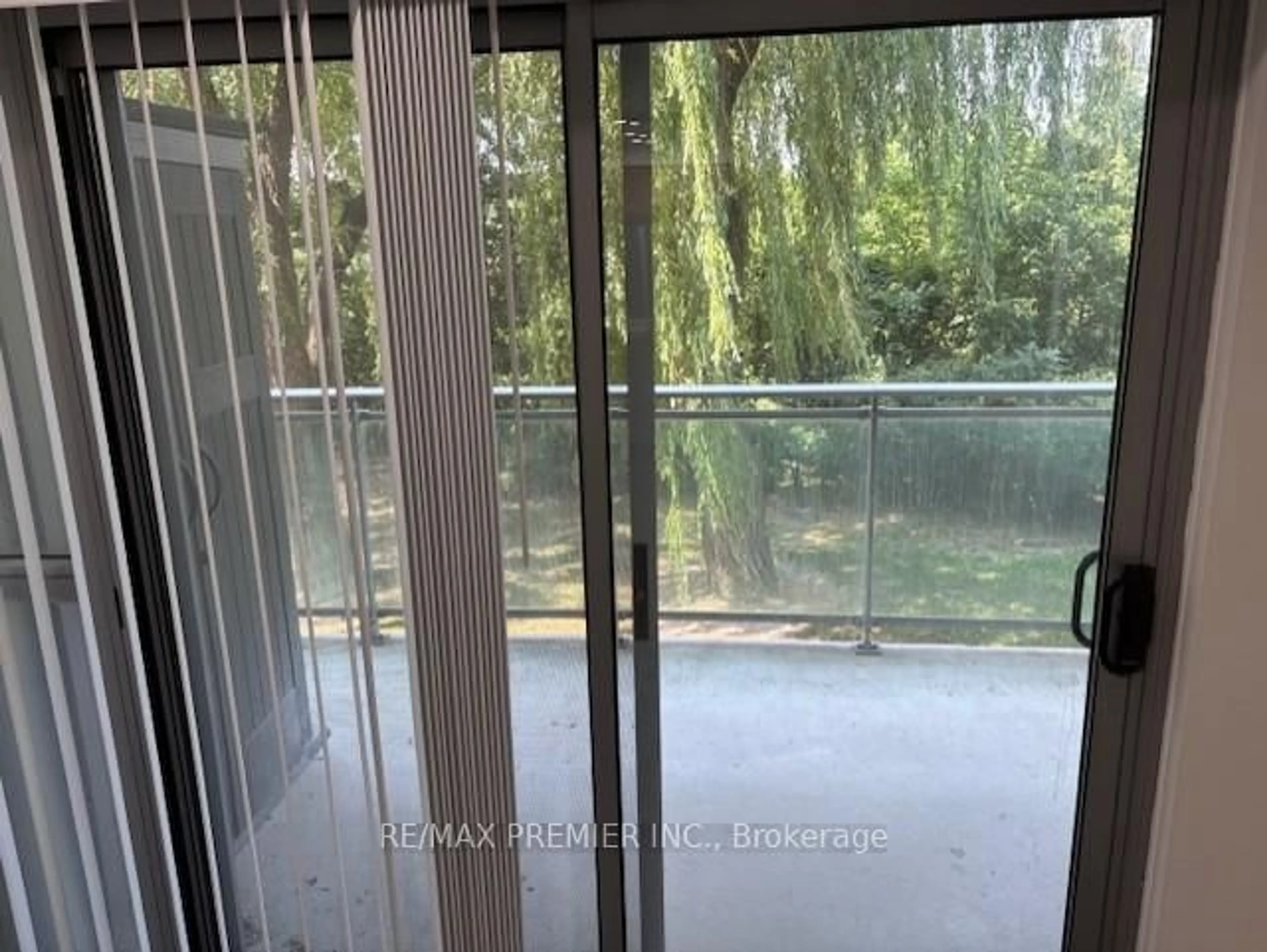 Balcony in the apartment, forest/trees view for 2464 Weston Rd #212, Toronto Ontario M9N 0A2