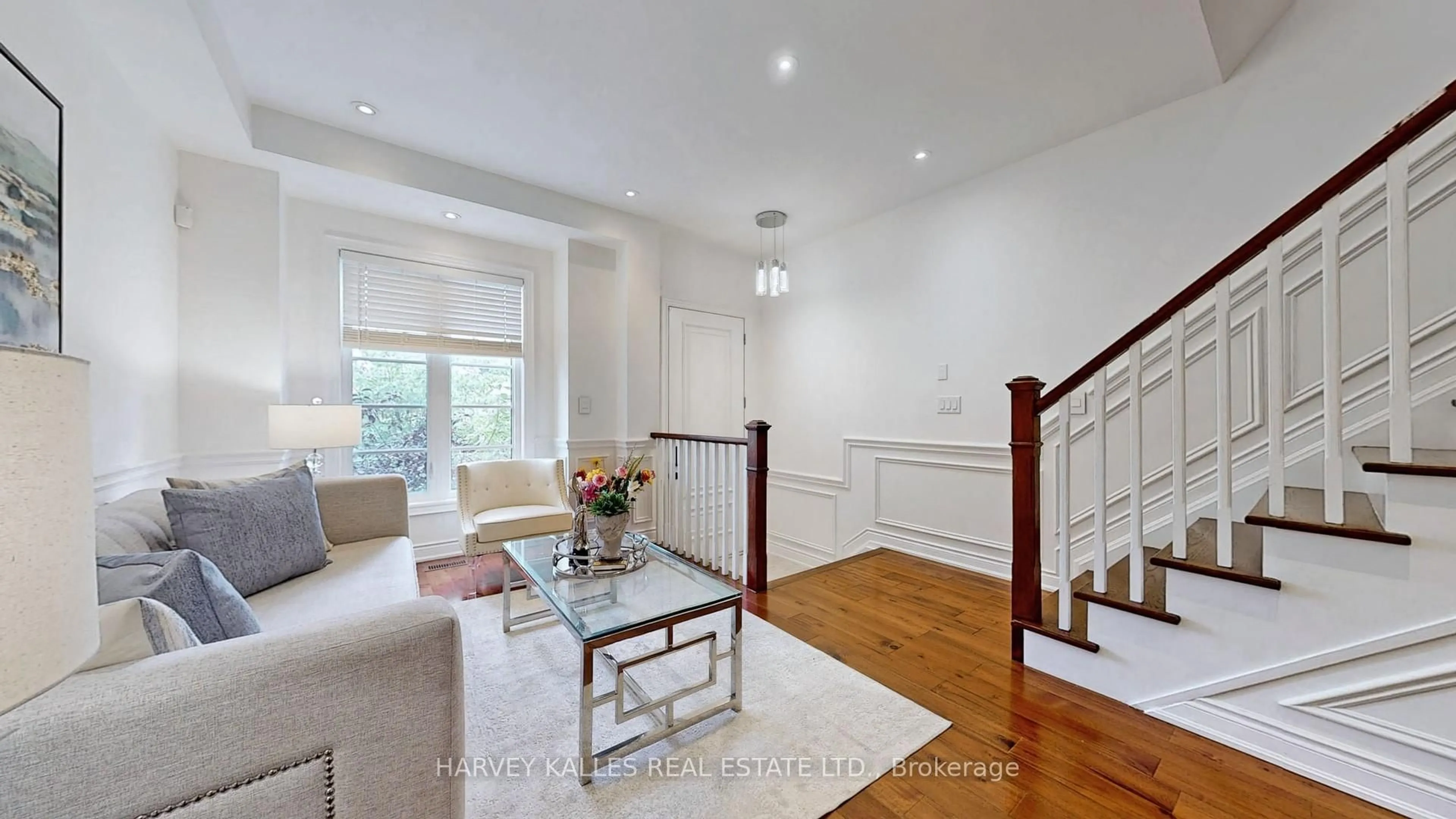 Living room with furniture, unknown for 272B Boon Ave, Toronto Ontario M6E 3Z9