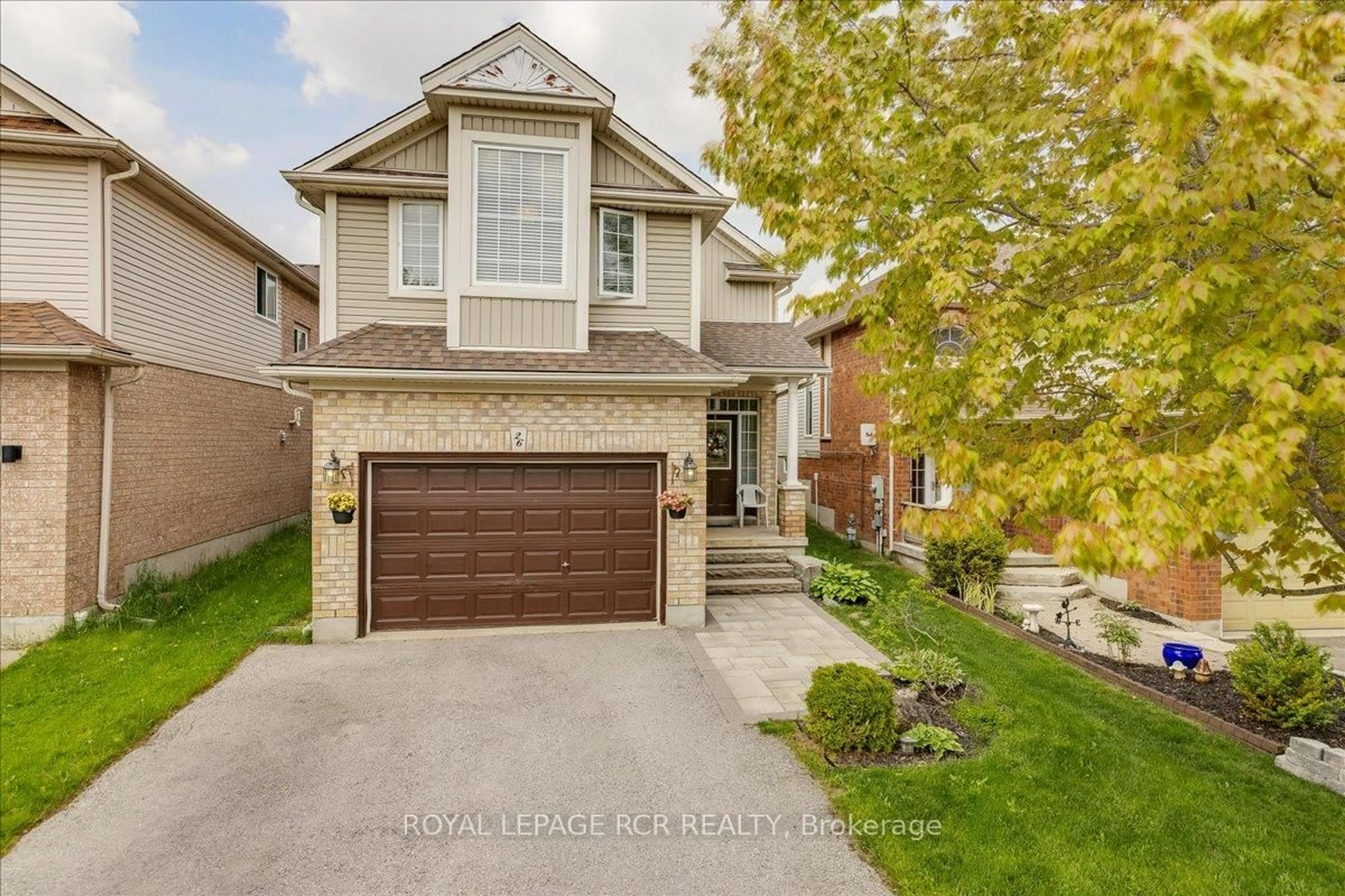 Home with brick exterior material, street for 26 Benjamin Cres, Orangeville Ontario L9W 5J2
