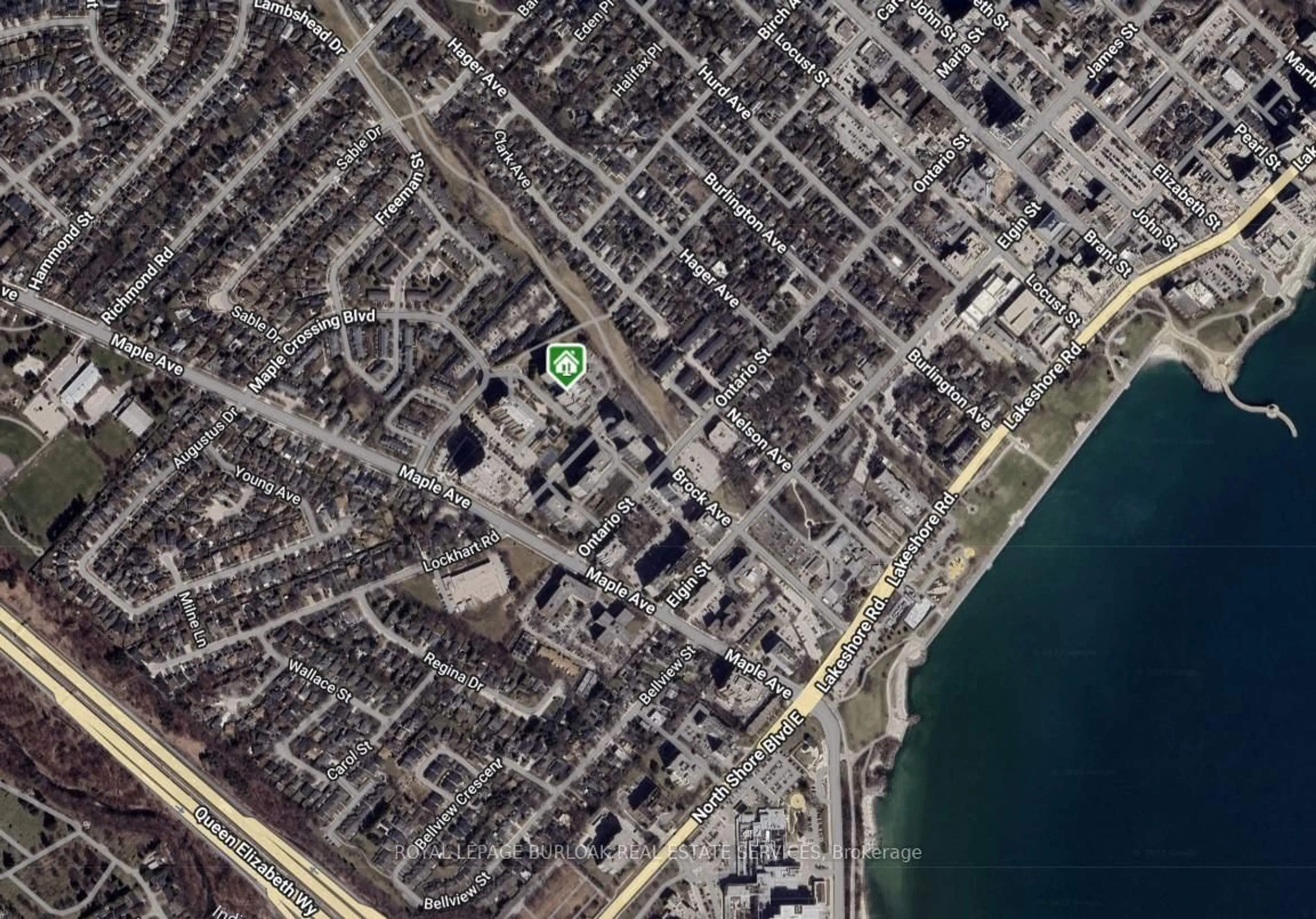 Picture of a map for 1276 Maple Crossing Blvd #212, Burlington Ontario L7S 2J9