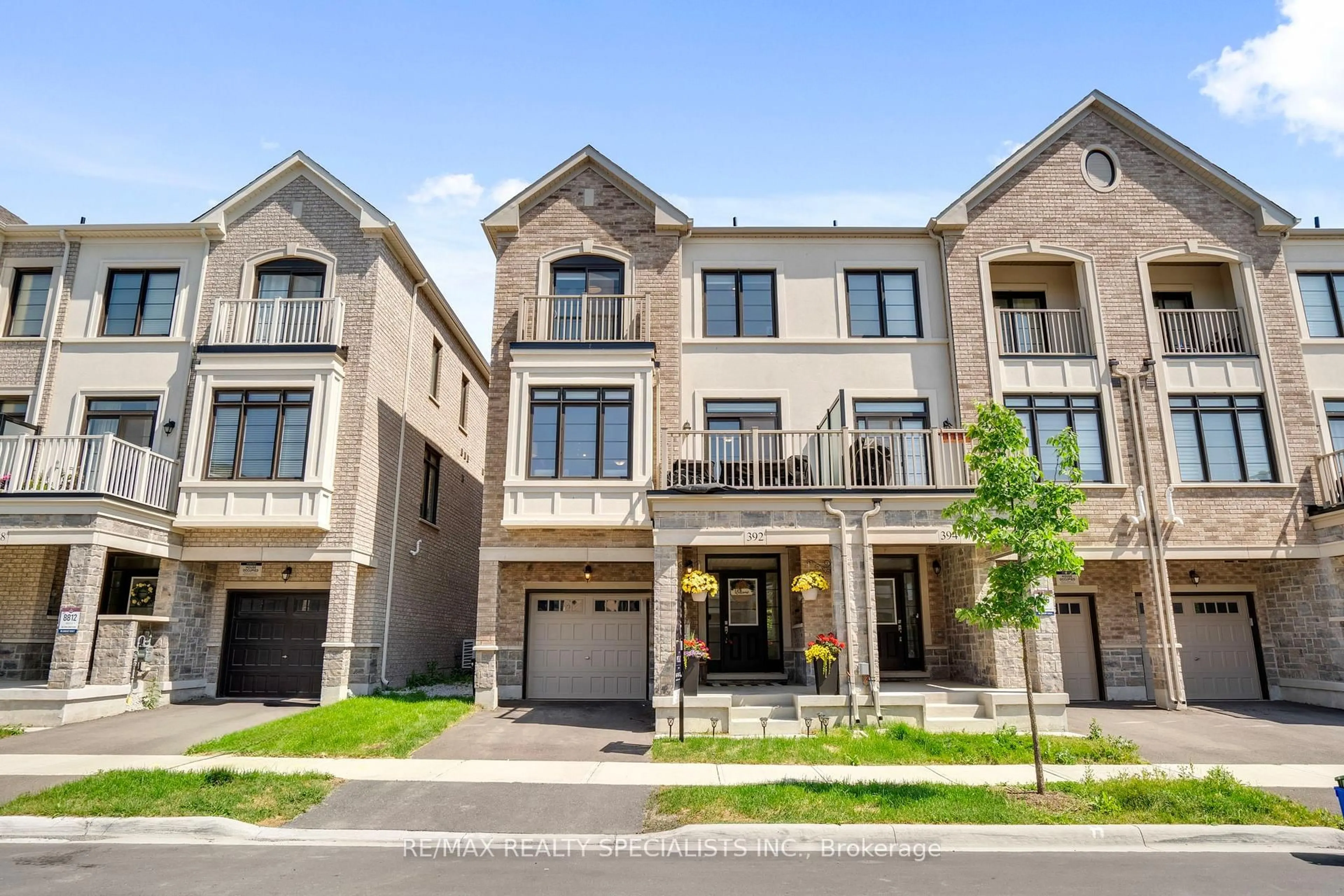 Home with brick exterior material, street for 392 Twinflower Pl, Milton Ontario L9E 1T3