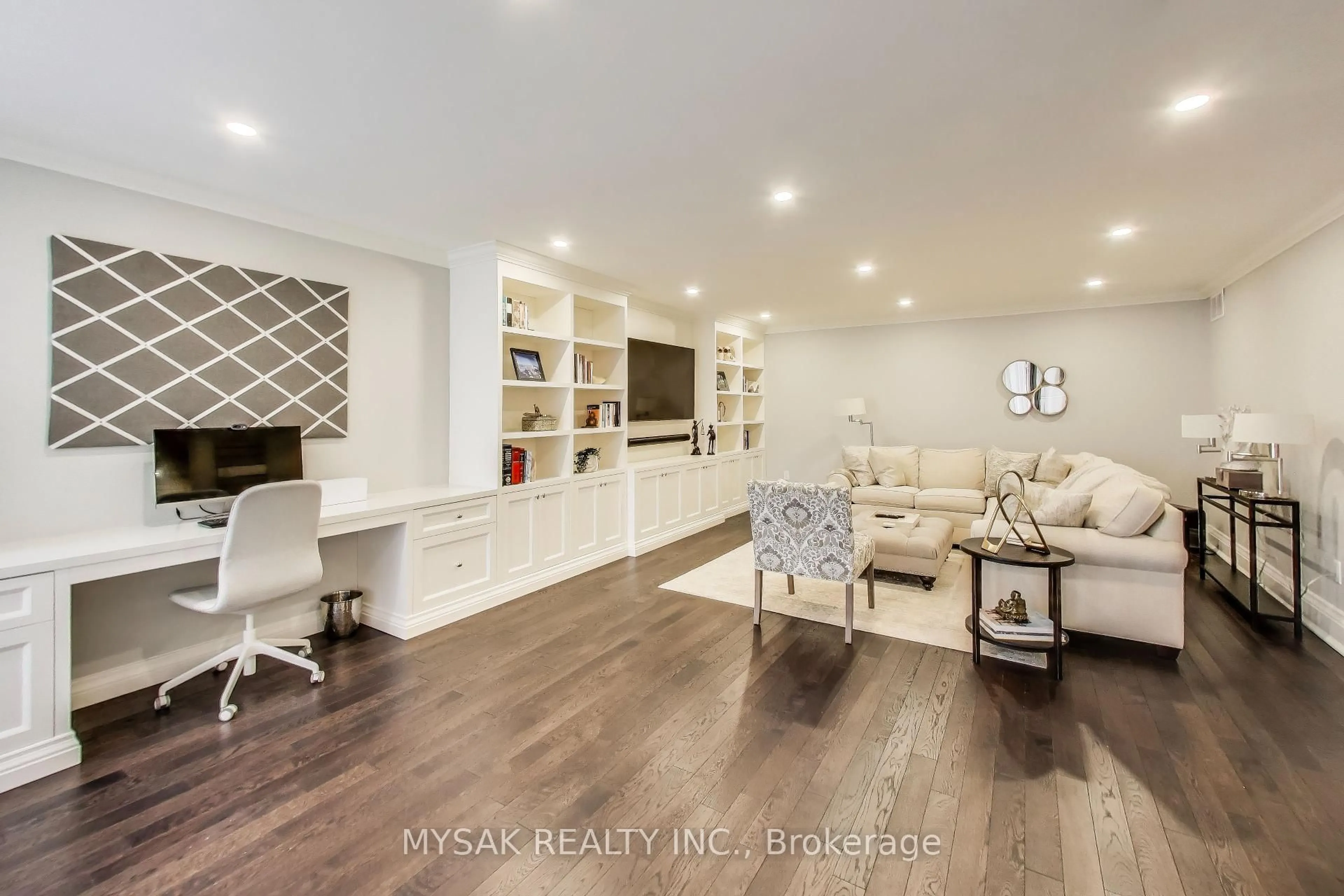 Living room with furniture, wood/laminate floor for 2045 Lake Shore Blvd #4504, Toronto Ontario M8V 2Z6