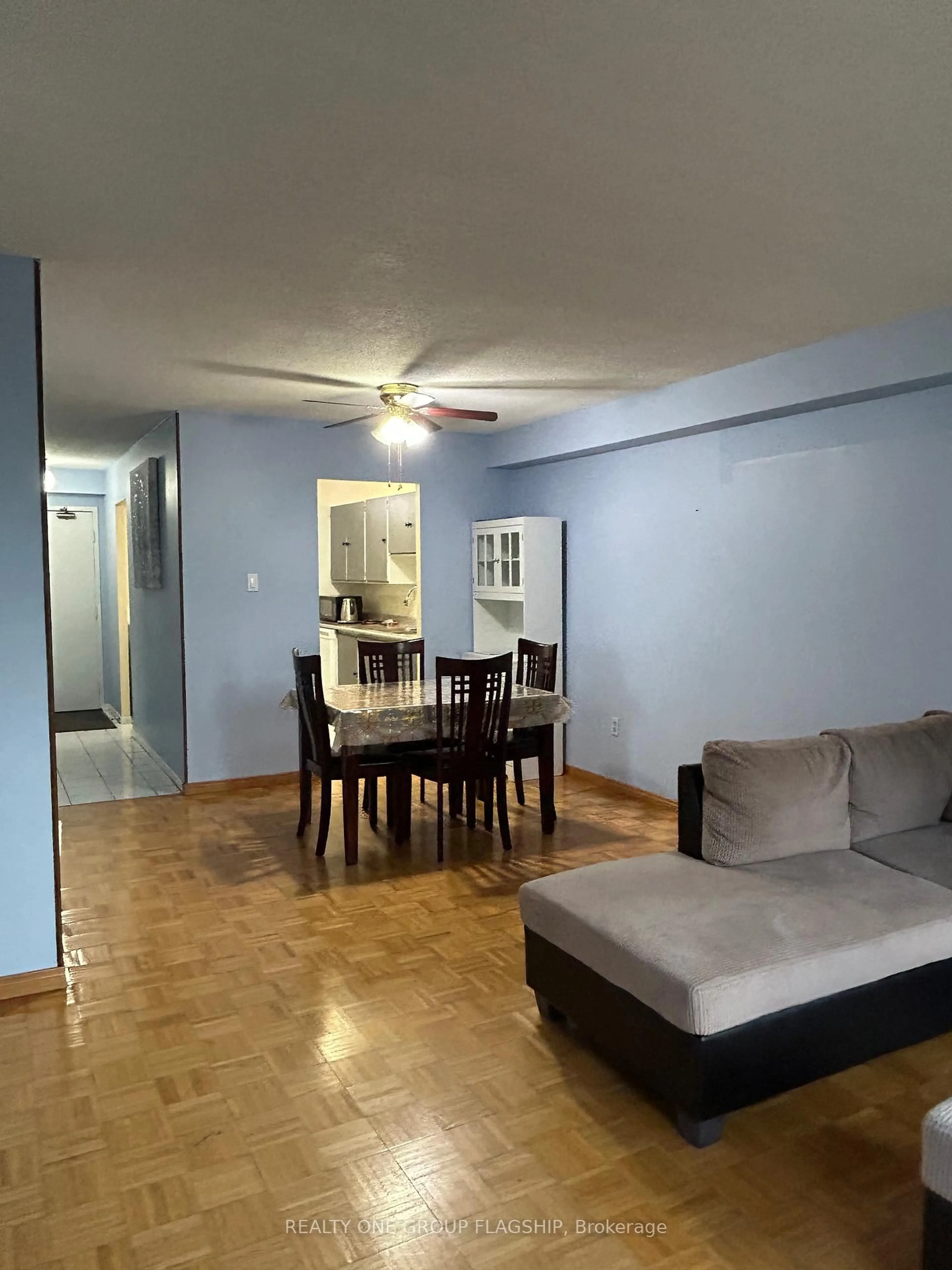 Living room with furniture, unknown for 10 Tobermory Dr #1205, Toronto Ontario M3N 2Y5