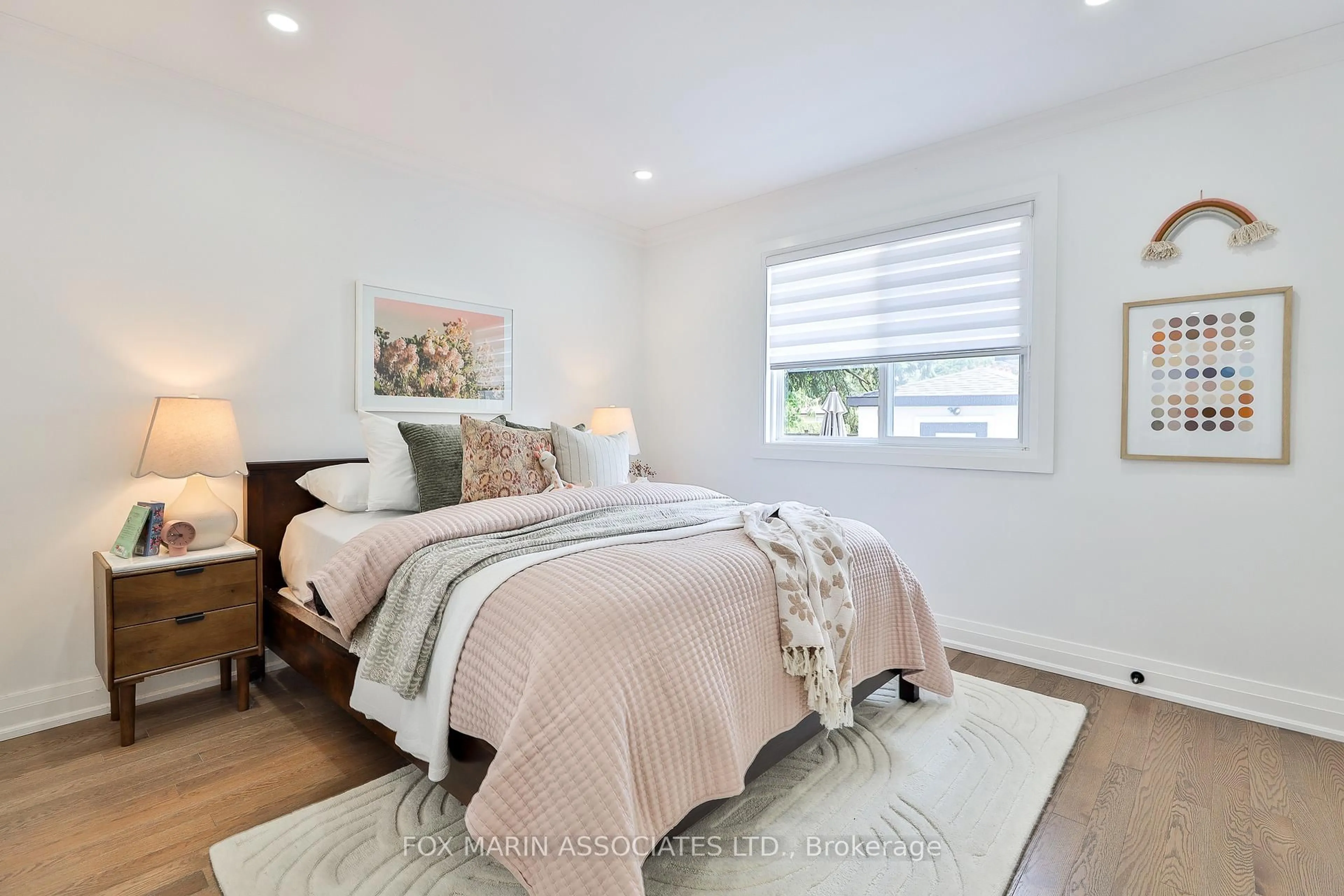 Bedroom with bed, unknown for 57 Gracey Blvd, Toronto Ontario M9R 2A2