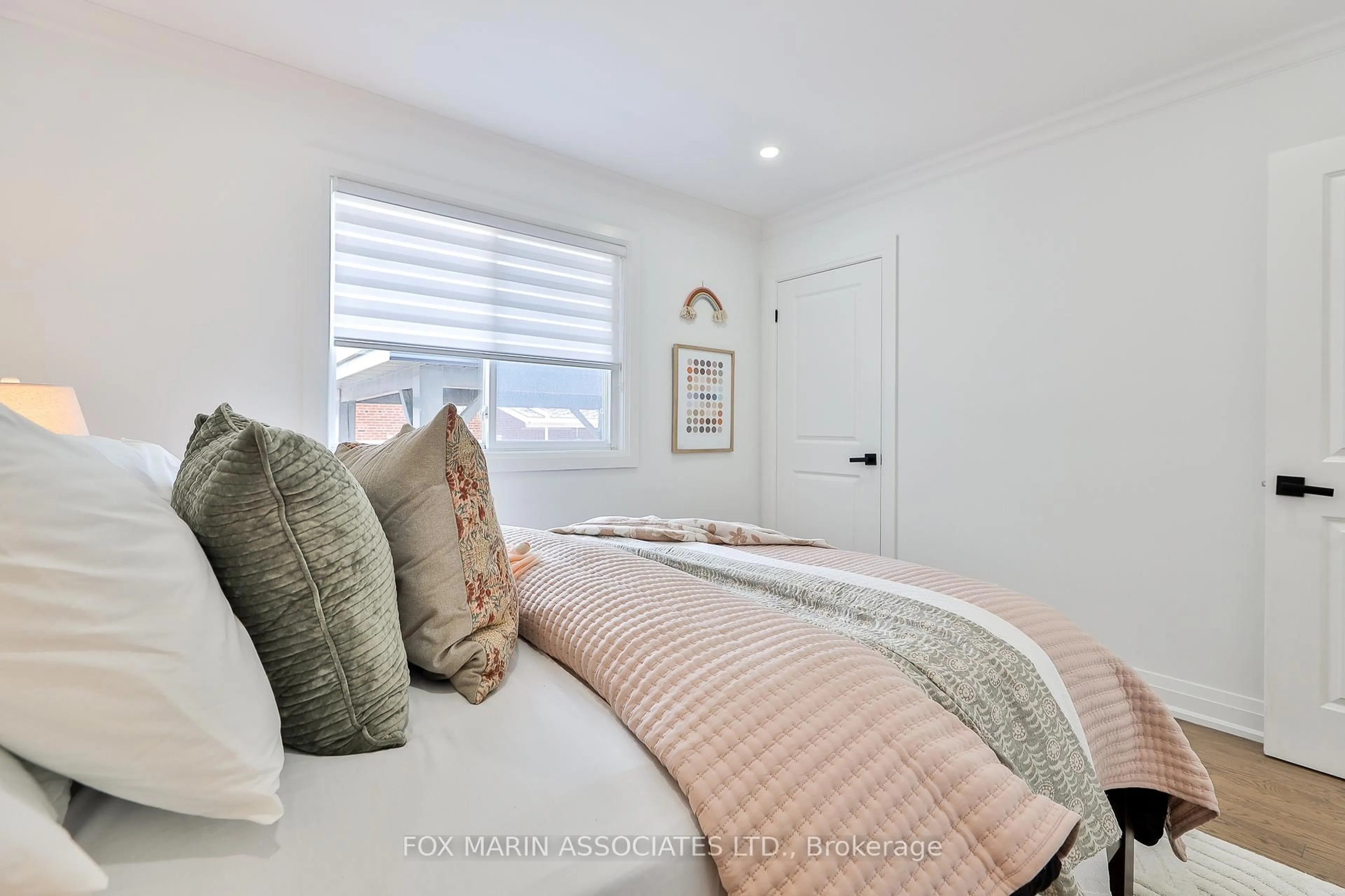 Bedroom with bed, unknown for 57 Gracey Blvd, Toronto Ontario M9R 2A2