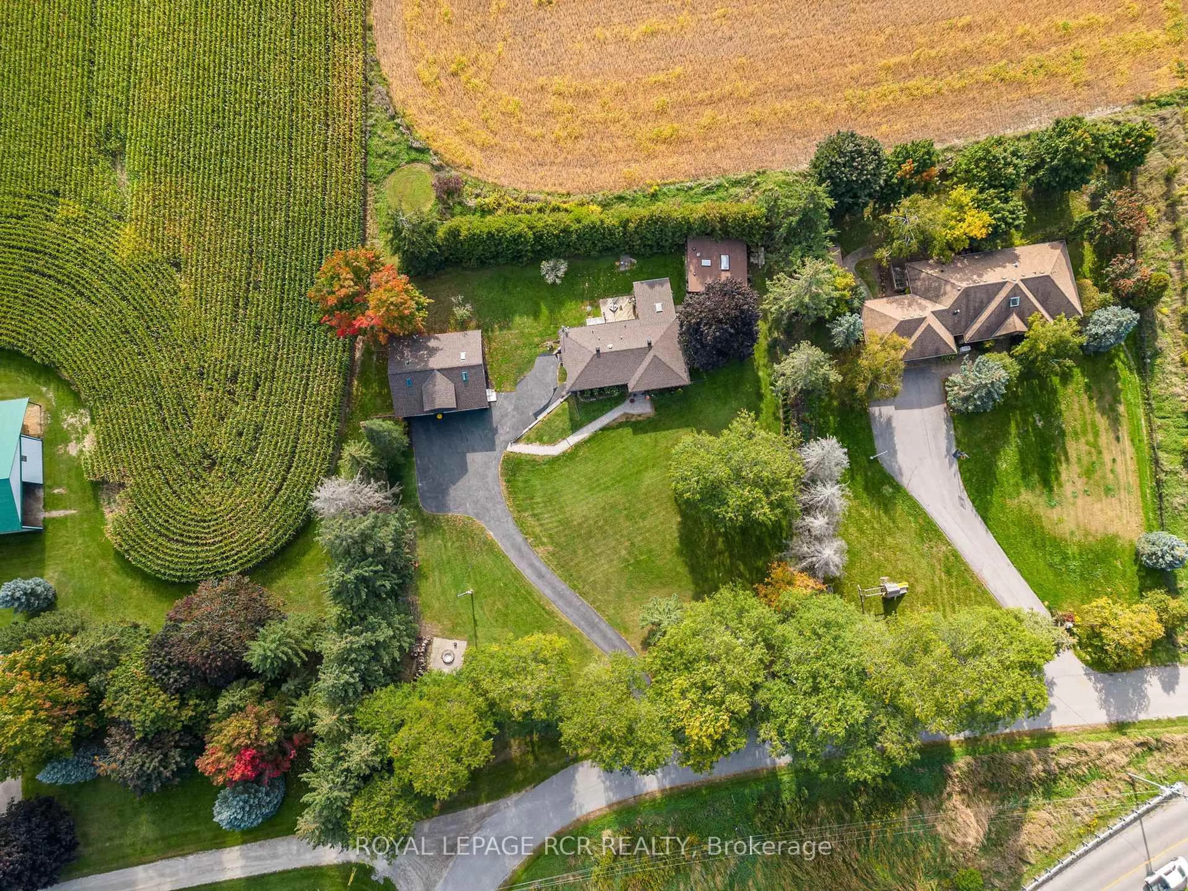 A pic from outside/outdoor area/front of a property/back of a property/a pic from drone, street for 9213 Castlederg Sdrd, Caledon Ontario L7E 0S8