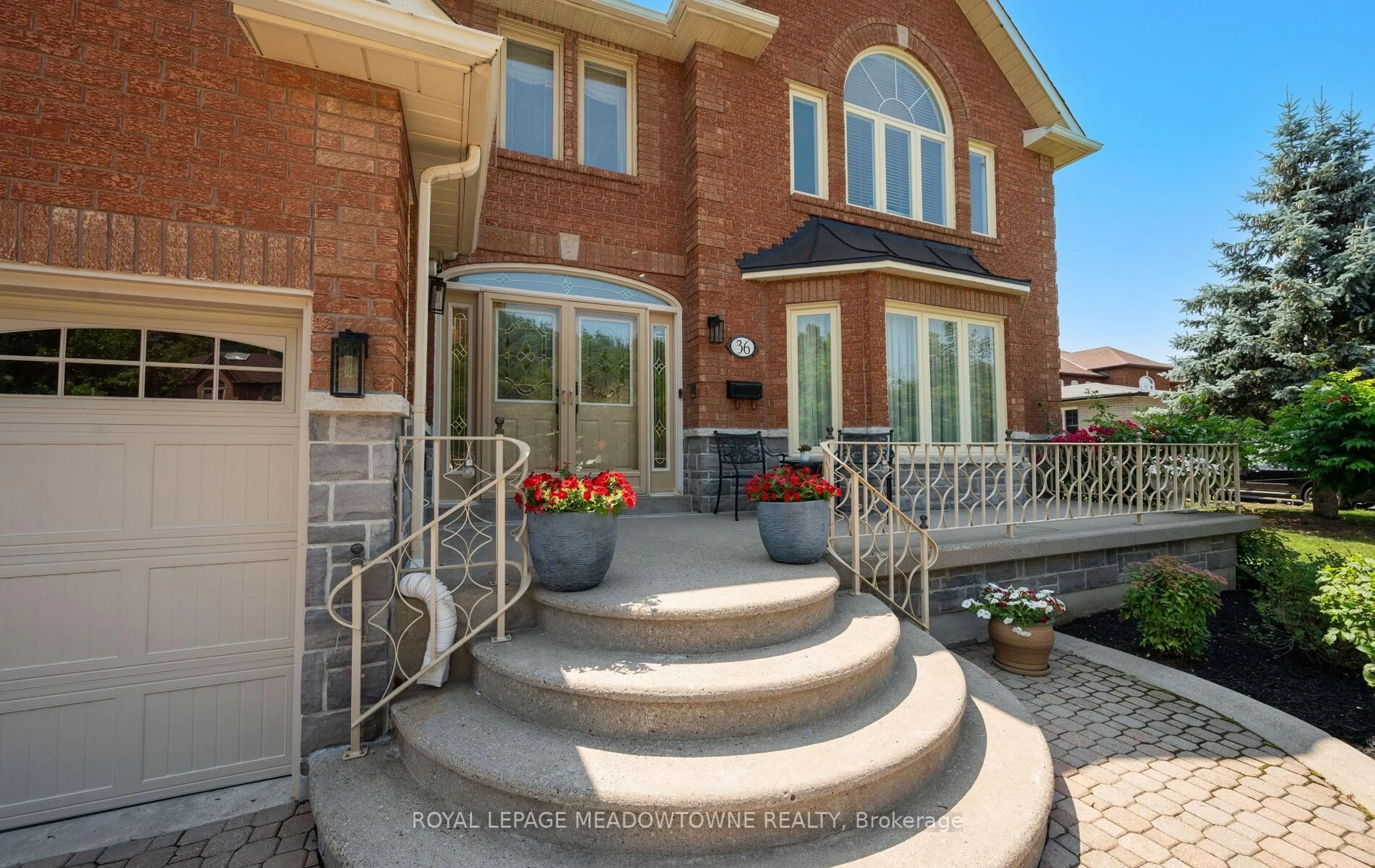 Home with brick exterior material, street for 36 Shadywood Rd, Brampton Ontario L6Z 4M1