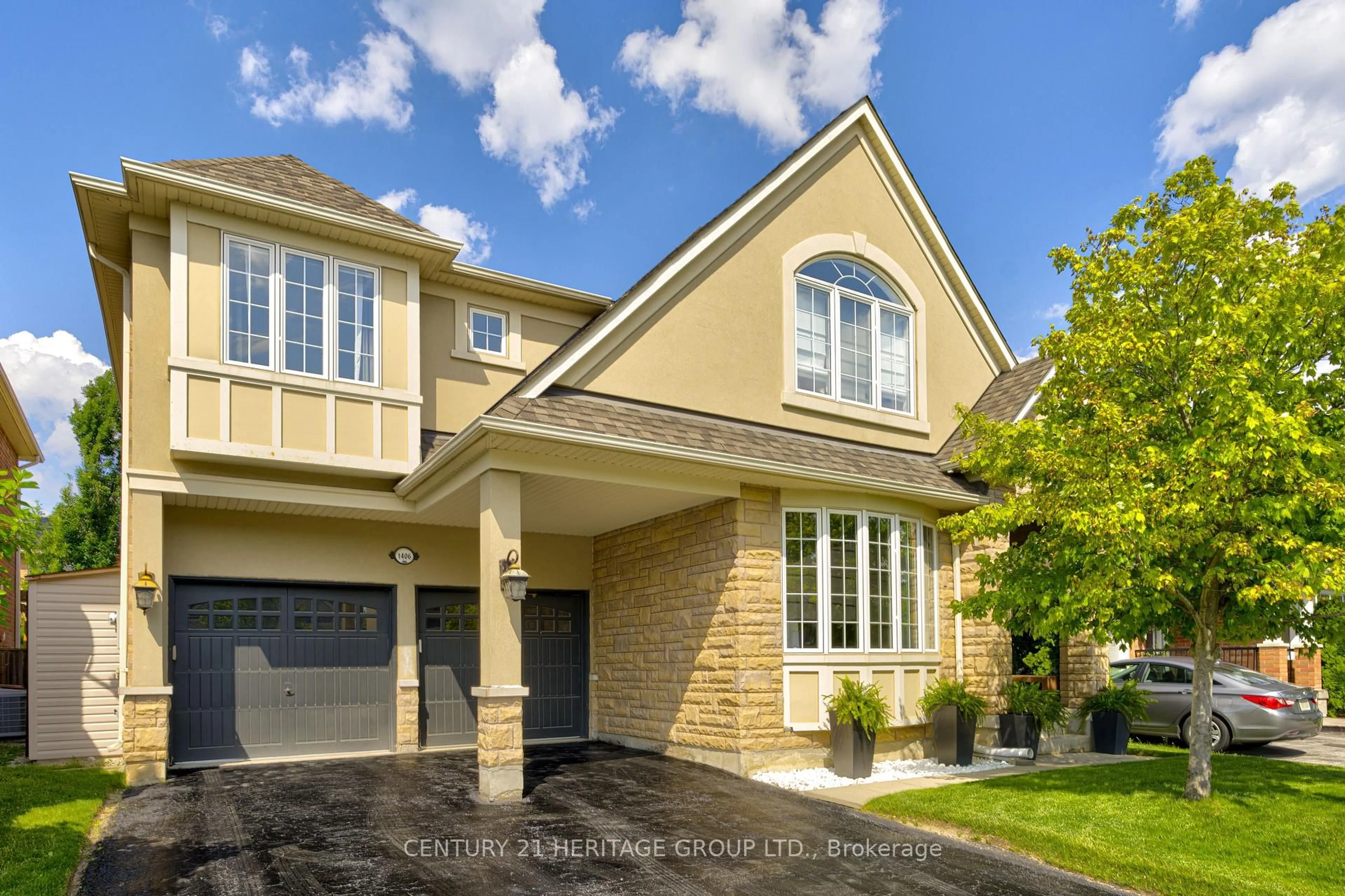 Home with brick exterior material, street for 1406 Marshall Cres, Milton Ontario L9T 6T9
