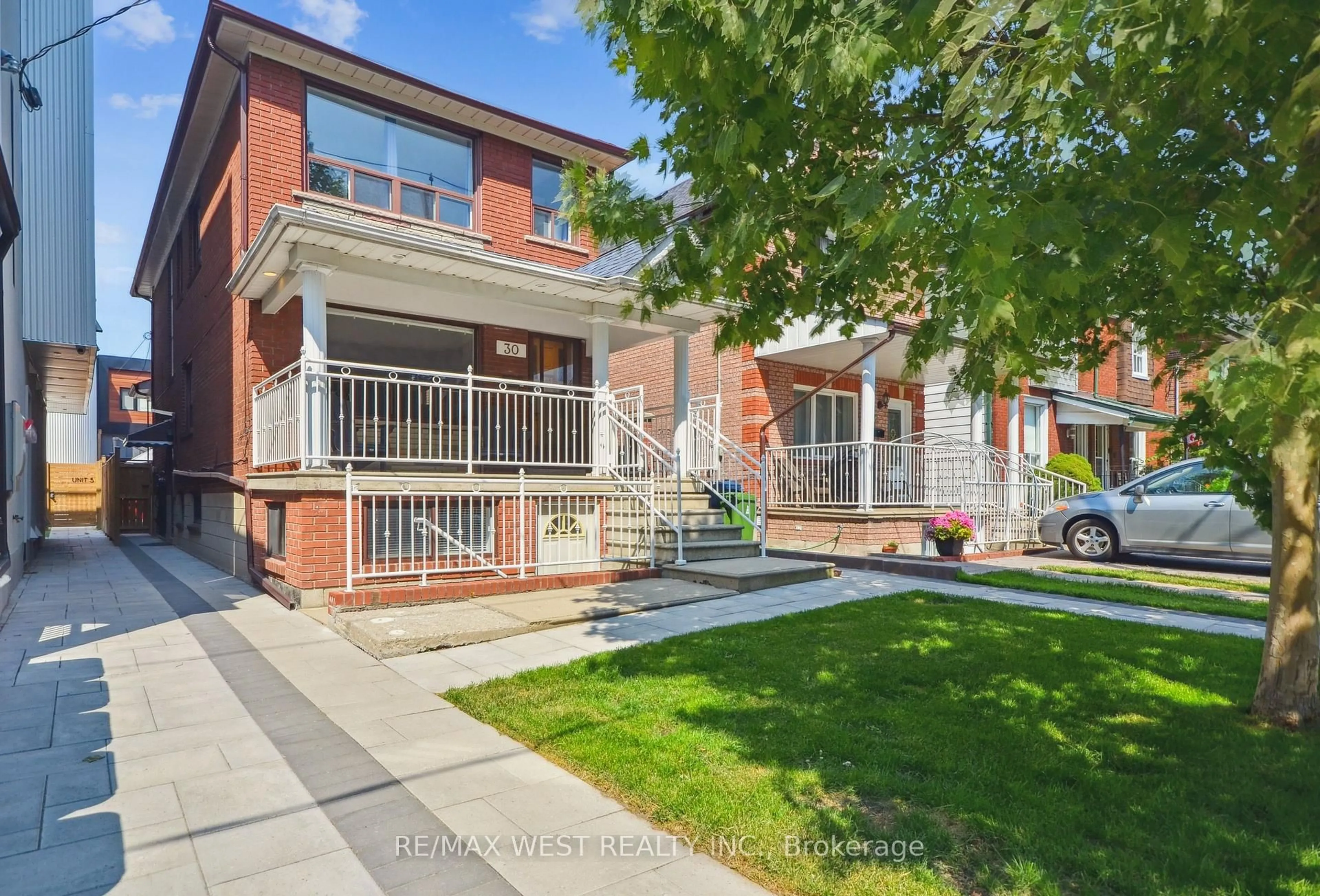 Home with brick exterior material, street for 30 Salem Ave, Toronto Ontario M6H 3C1