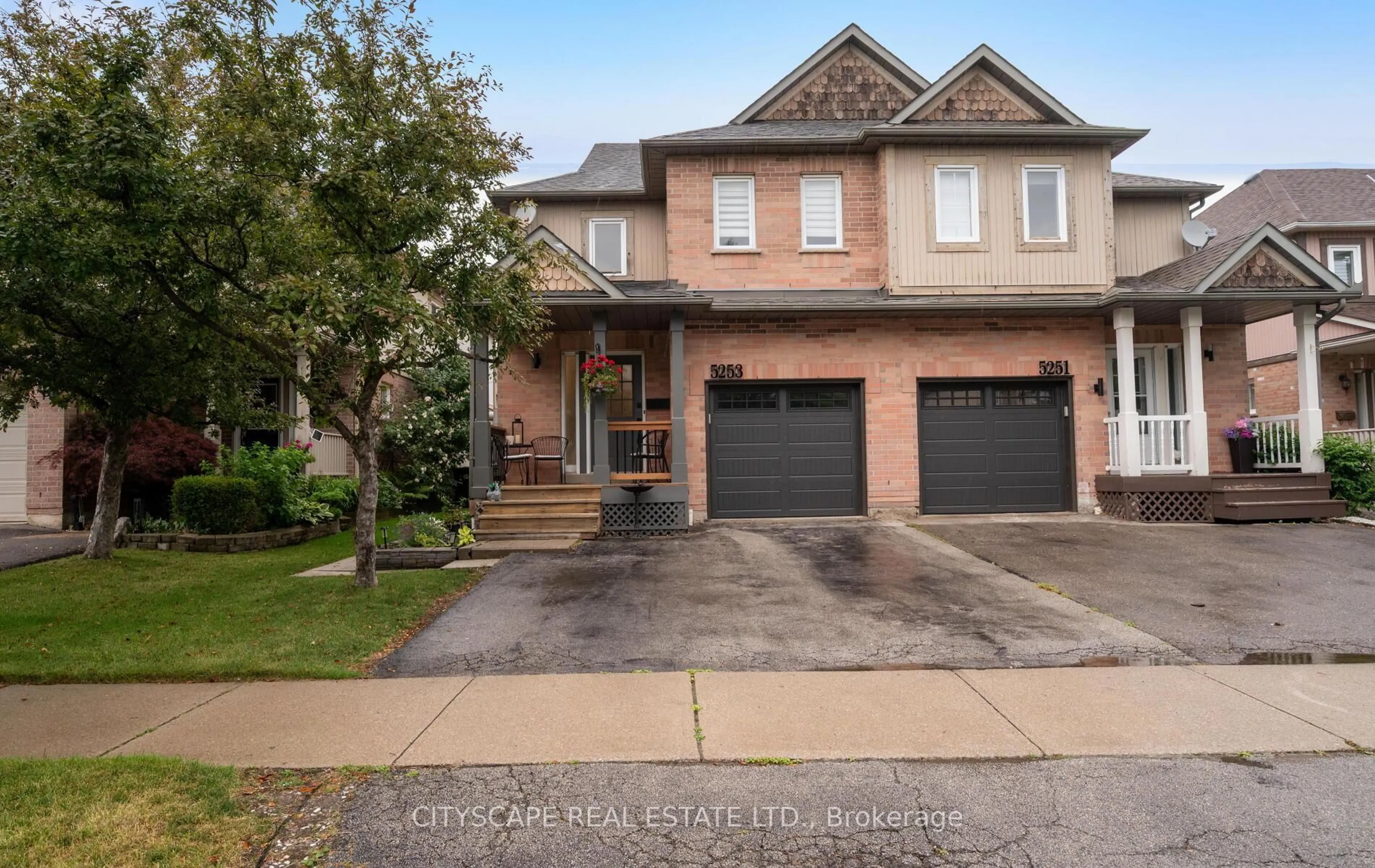 Home with brick exterior material, street for 5253 Bushelgrove Circ, Mississauga Ontario L5M 6C5