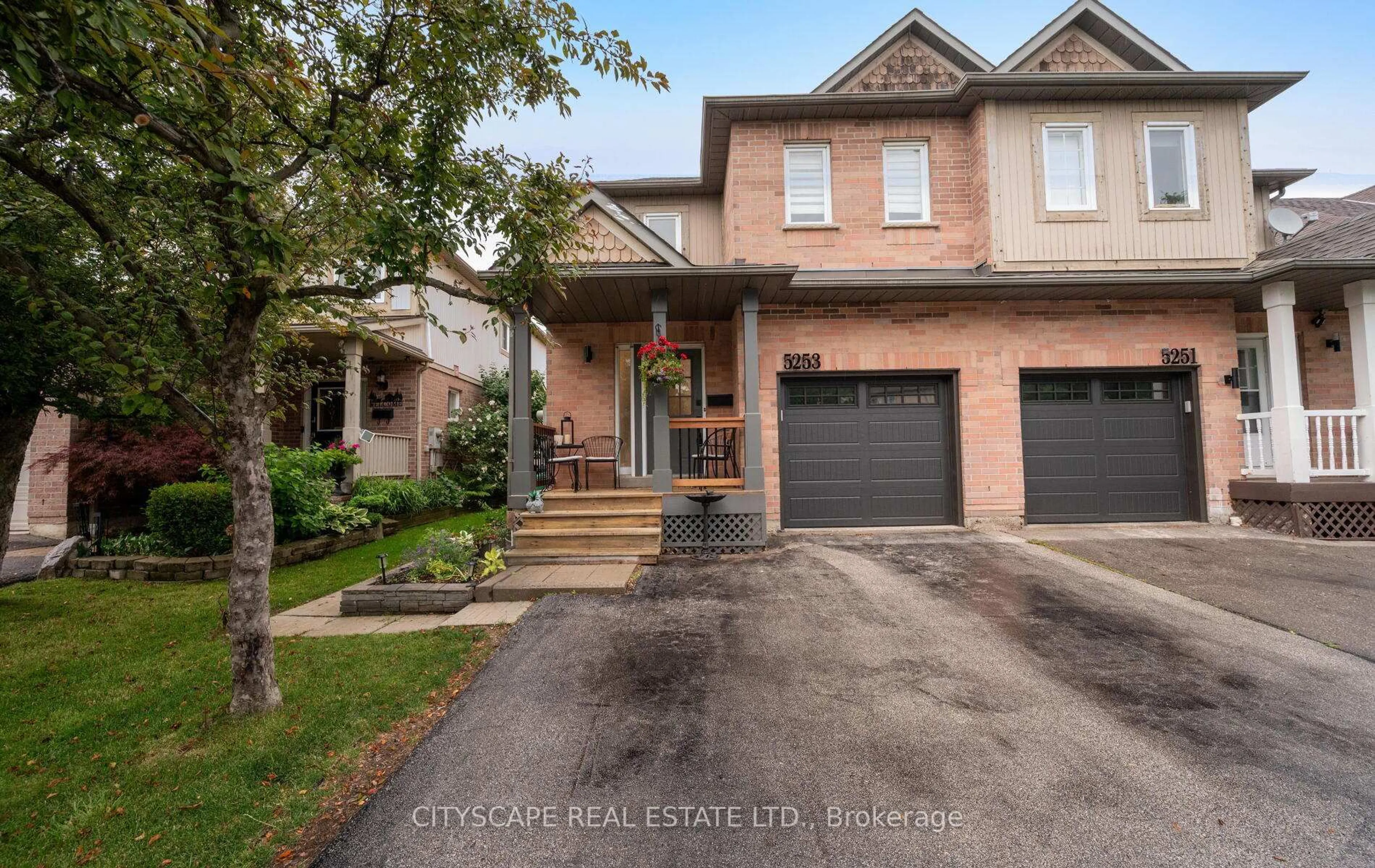 Home with brick exterior material, street for 5253 Bushelgrove Circ, Mississauga Ontario L5M 6C5