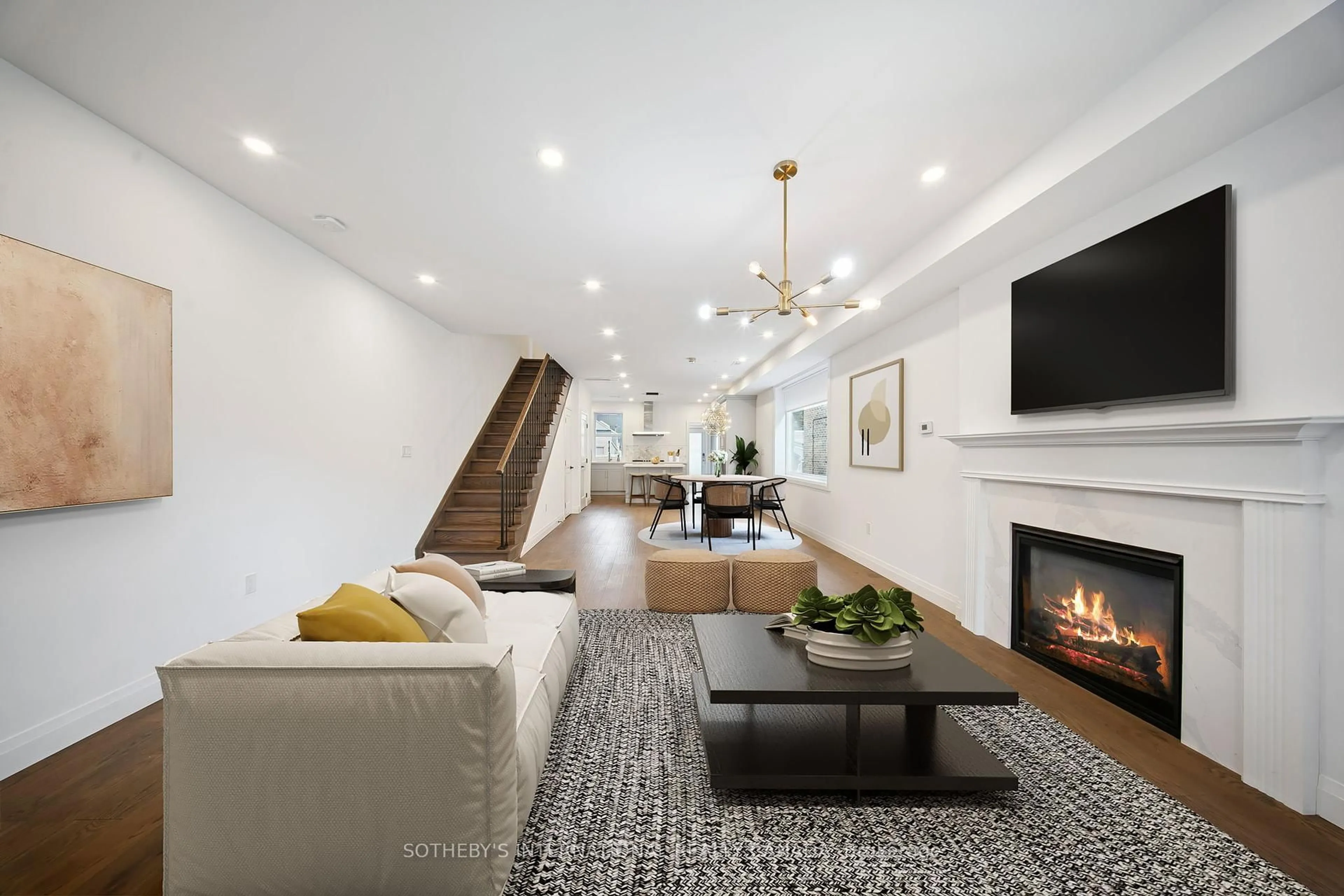 Living room with furniture, unknown for 57 Westmoreland Ave, Toronto Ontario M6H 2Z8