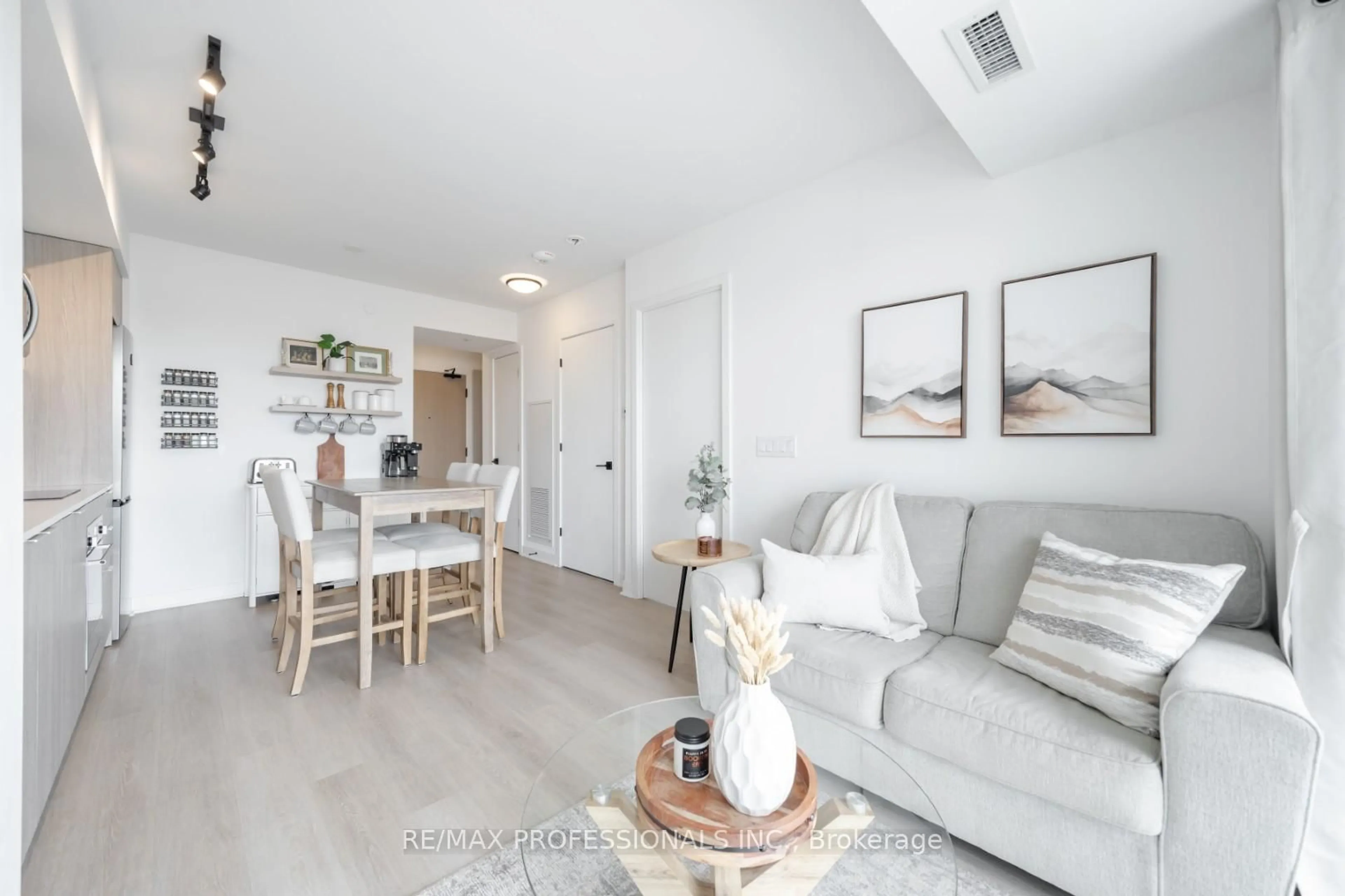 Living room with furniture, unknown for 36 Zorra St #305, Toronto Ontario M8Z 0G5