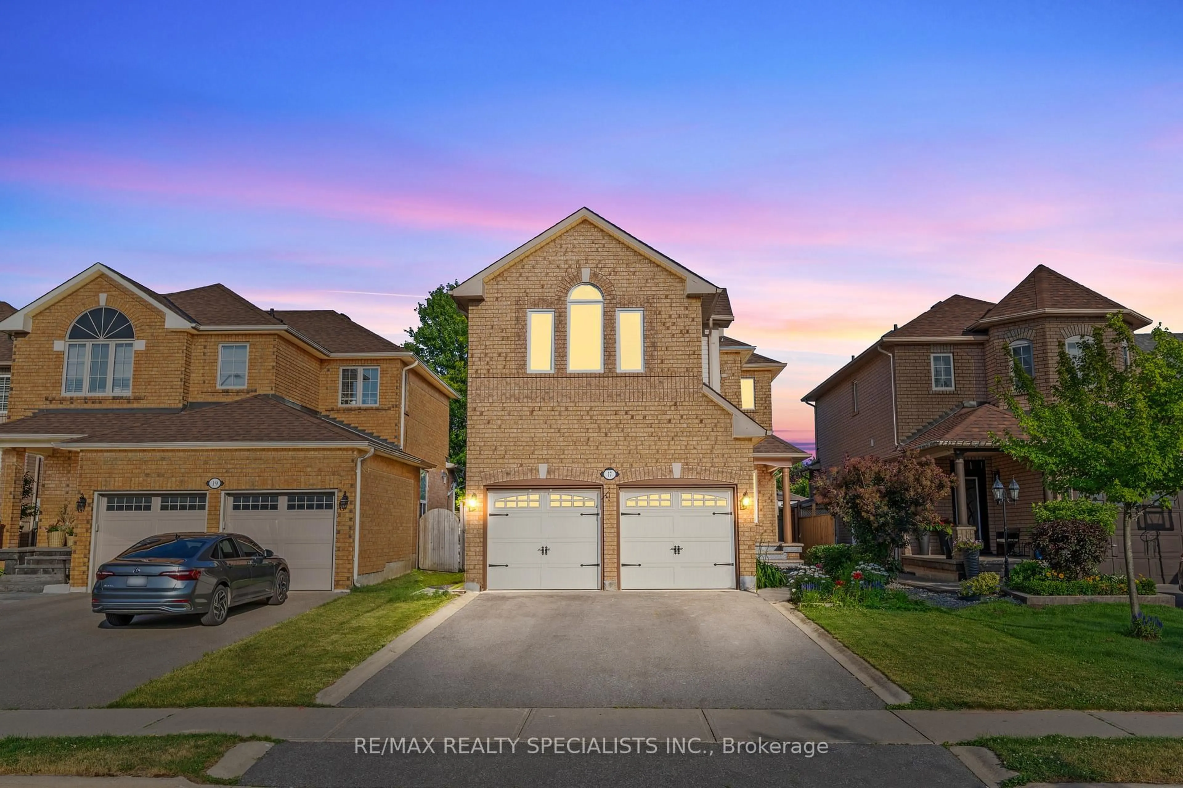Home with brick exterior material, street for 17 Bushberry Rd, Brampton Ontario L7A 1K4