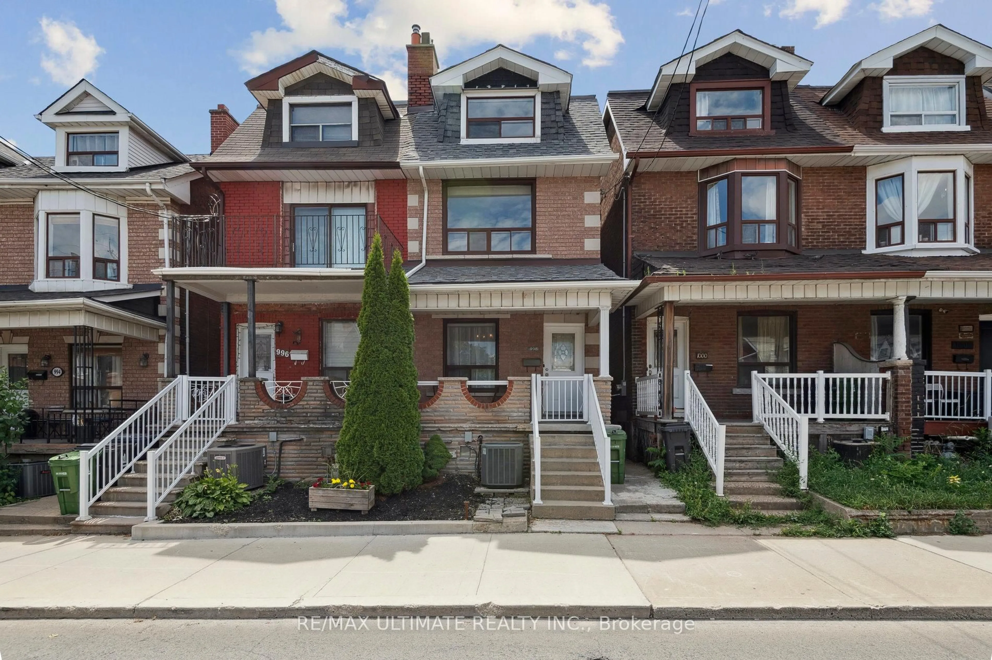 Home with brick exterior material, street for 998 Ossington Ave, Toronto Ontario M6G 3V6