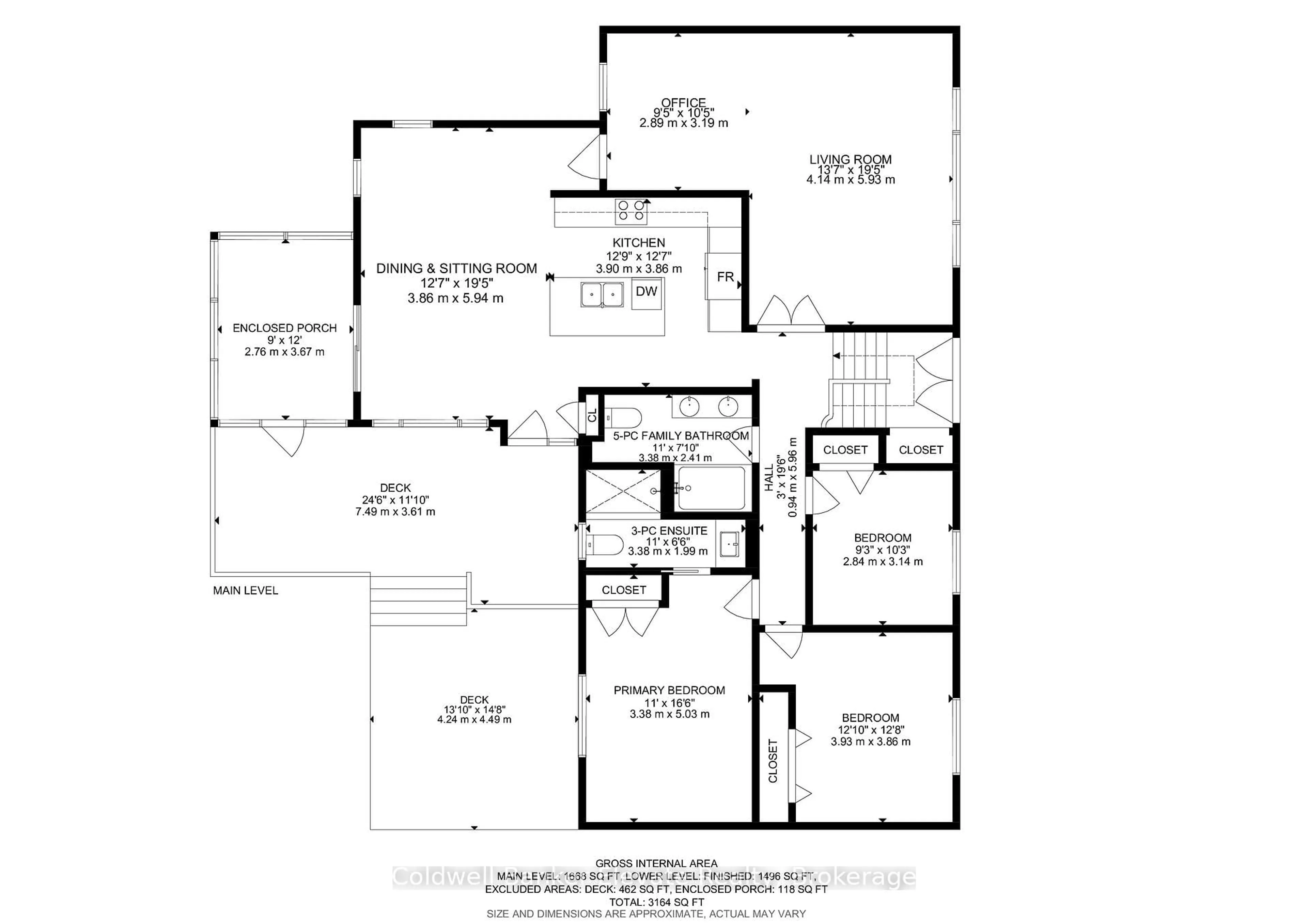 Floor plan for 11890 Winston Churchill Blvd, Halton Hills Ontario L7G 4S7