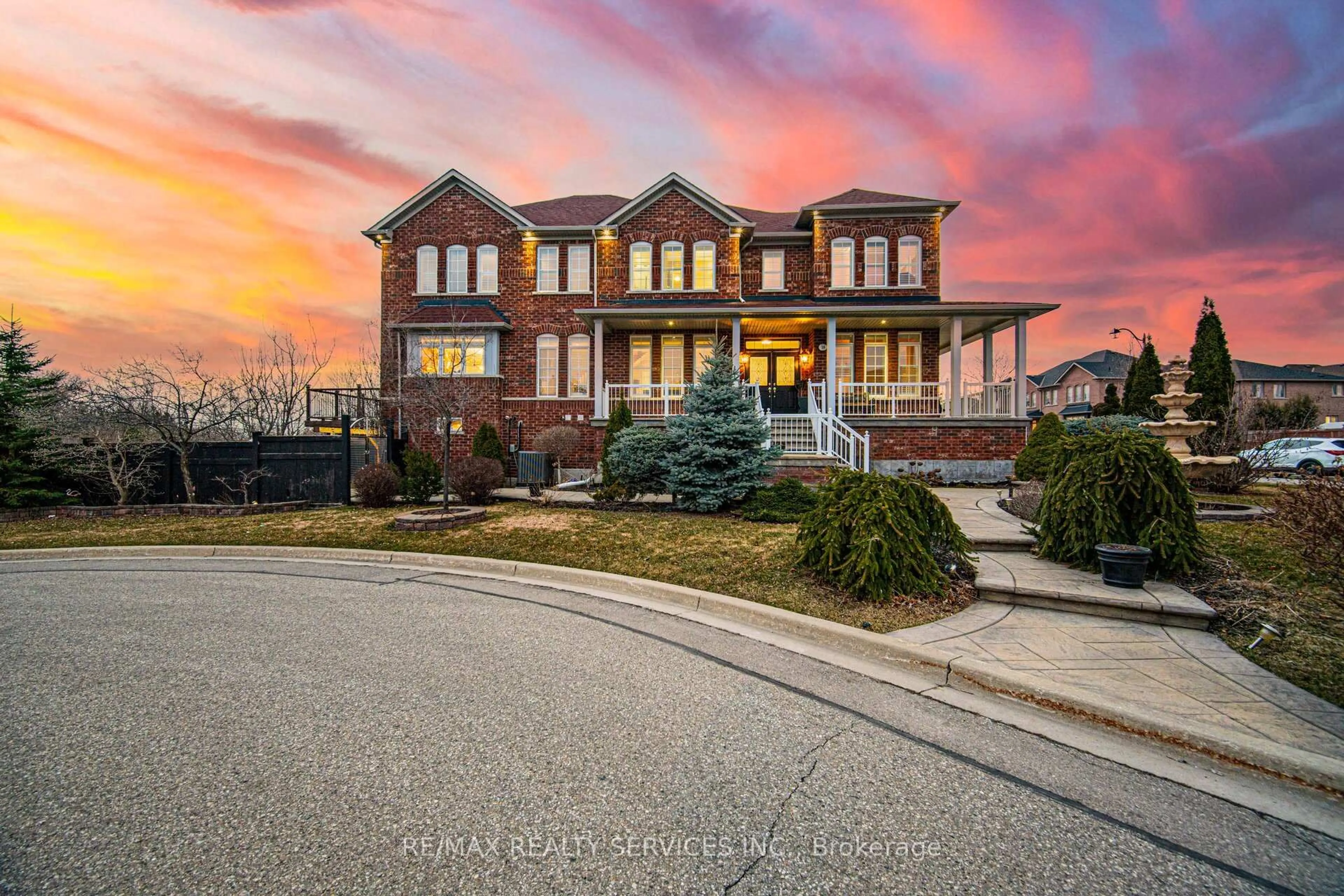 Home with brick exterior material, street for 18 Armani Lane, Brampton Ontario L6P 2P2