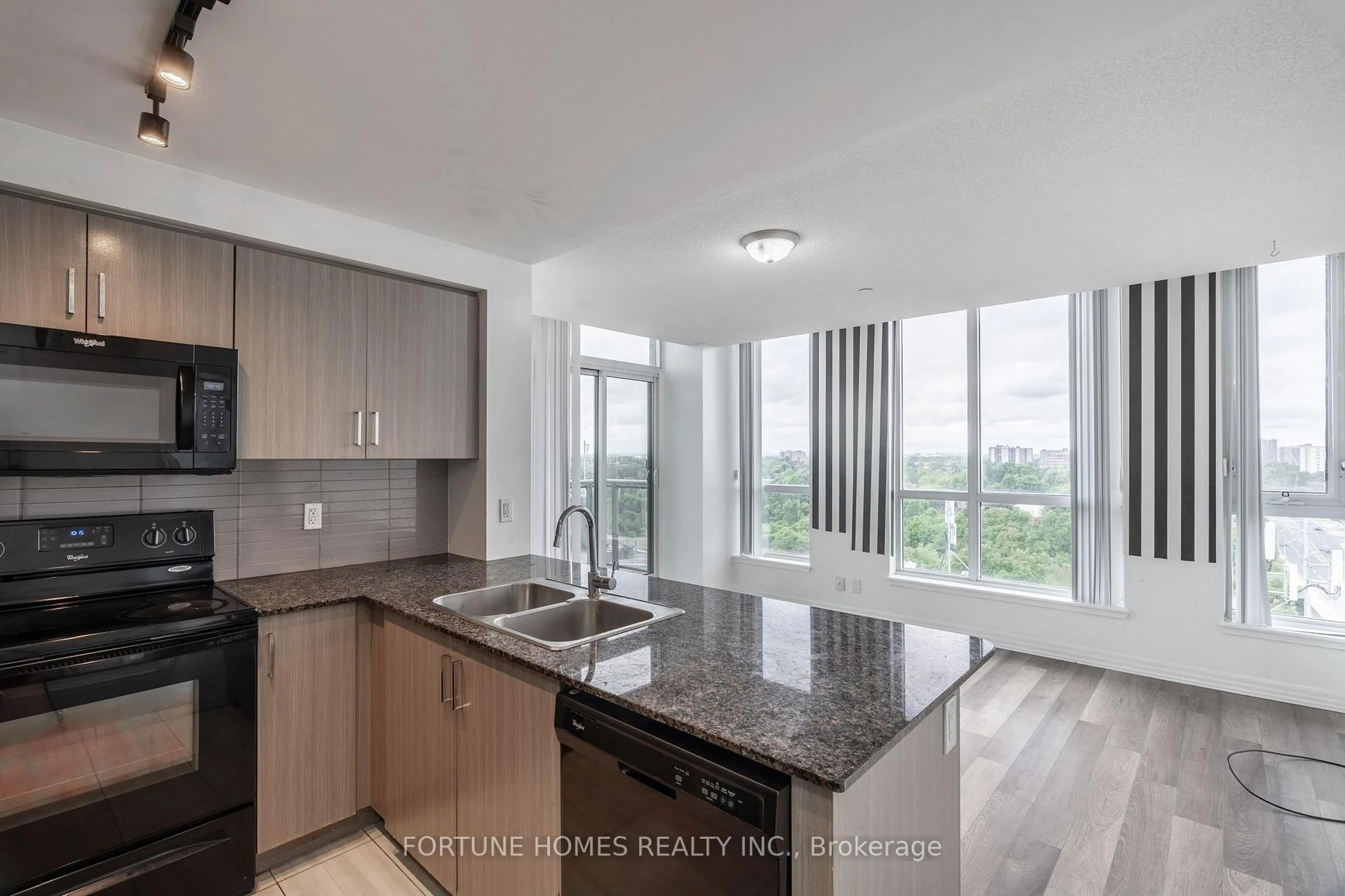 Open concept kitchen, unknown for 80 Esther Lorrie Dr #1105, Toronto Ontario M9W 0C6
