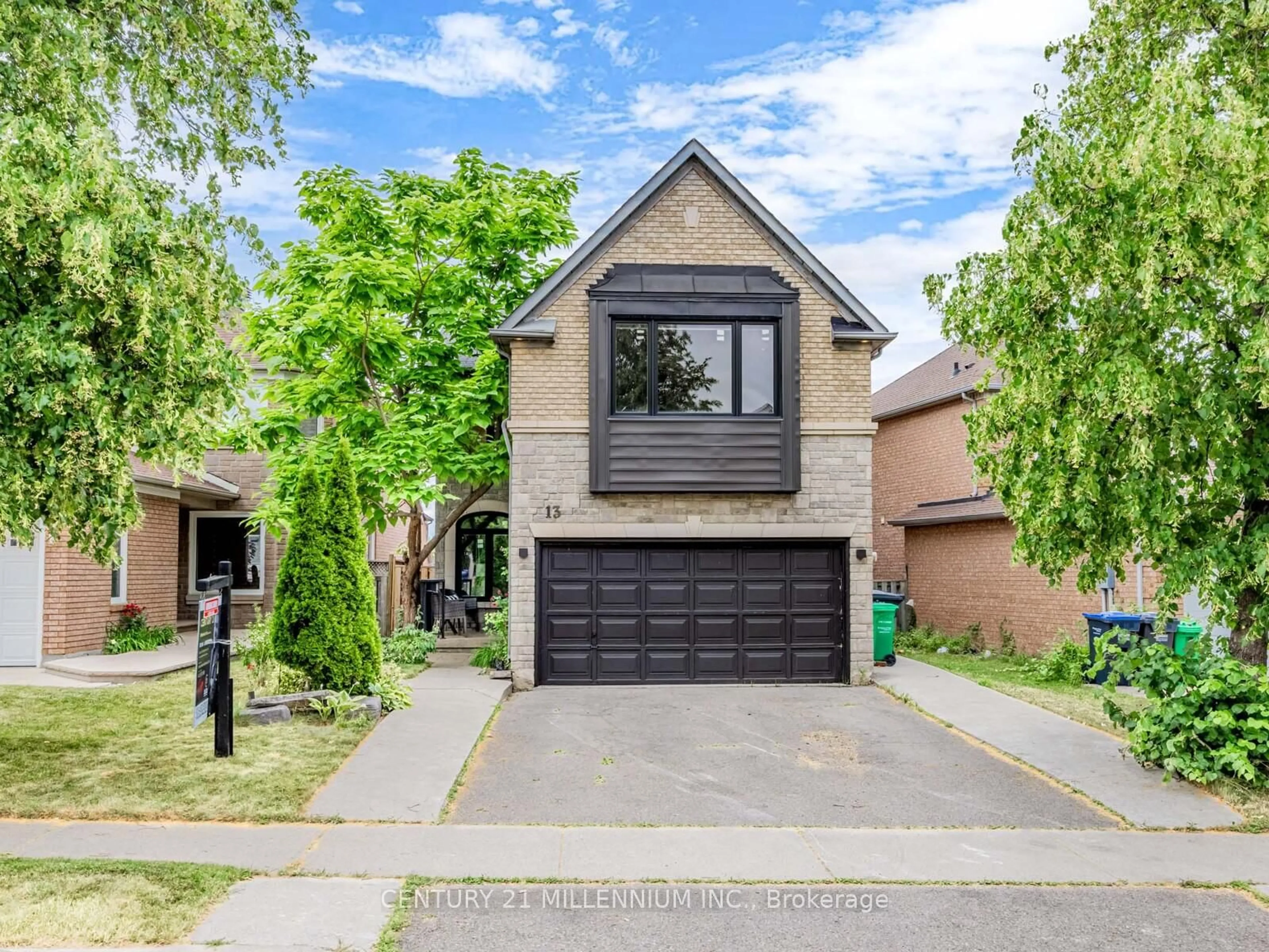 Home with brick exterior material, street for 13 Rocky Mountain Cres, Brampton Ontario L6R 1E9