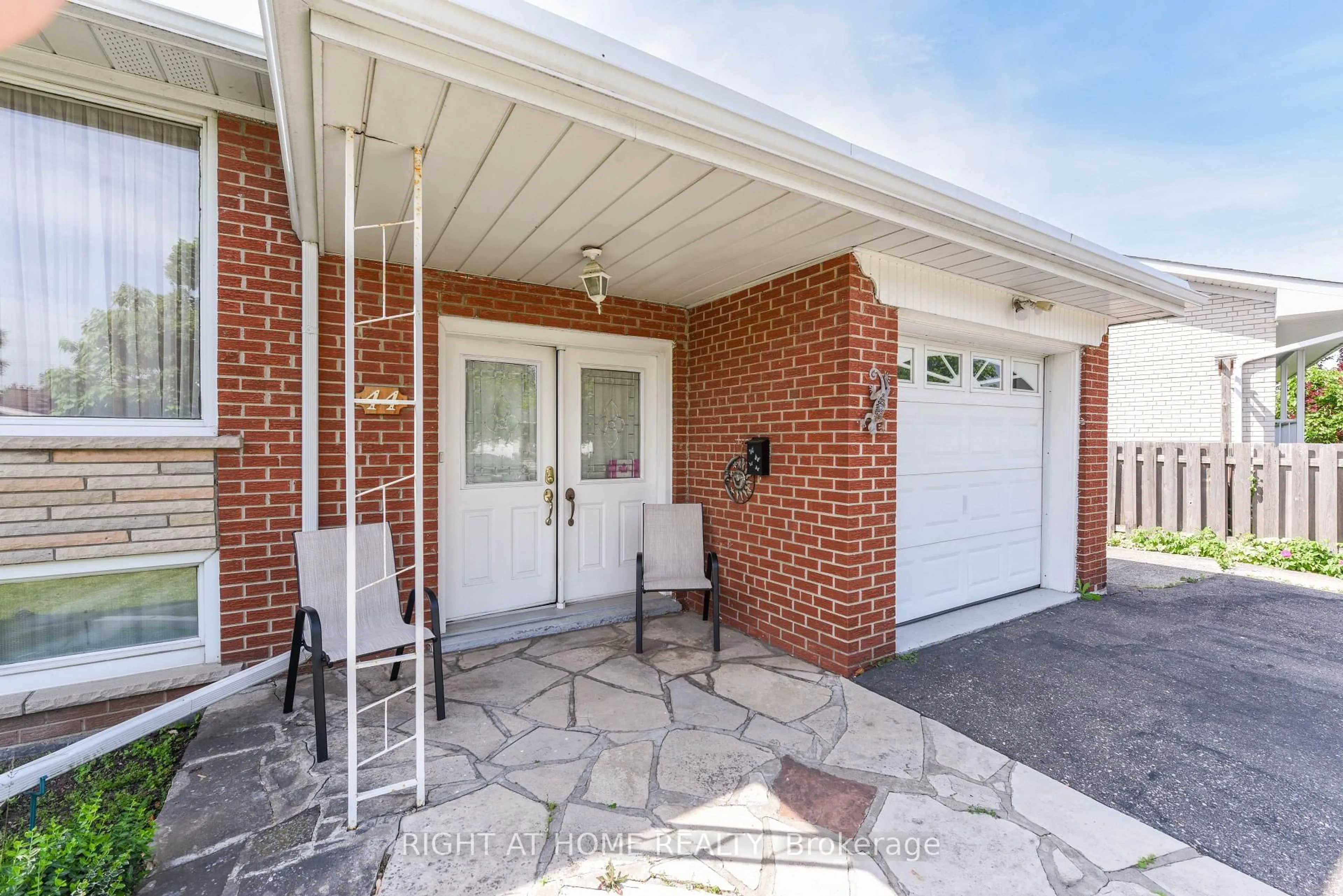 Home with brick exterior material, street for 44 Birgitta Cres, Toronto Ontario M9C 3W4